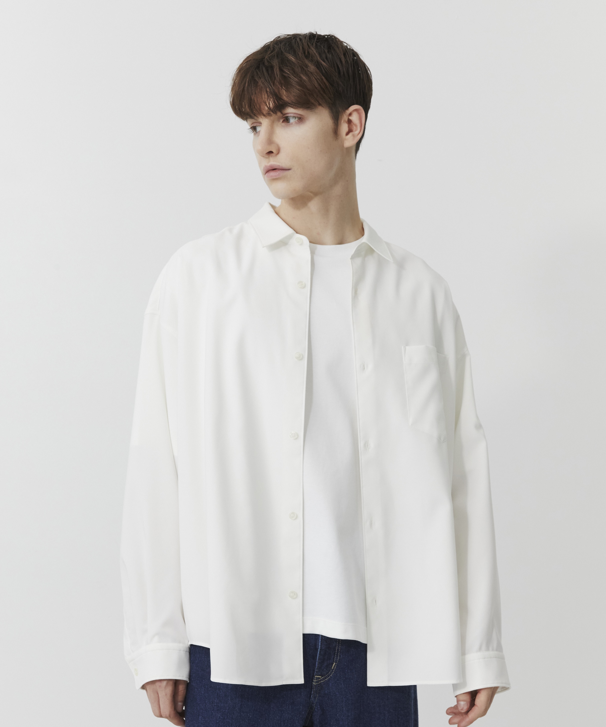 PUBLIC TOKYO コンフォートリラックスシャツ　 00サイズ コンフォートリラックスレギュラーシャツ(0 WHITE): : メンズ｜PUBLIC
