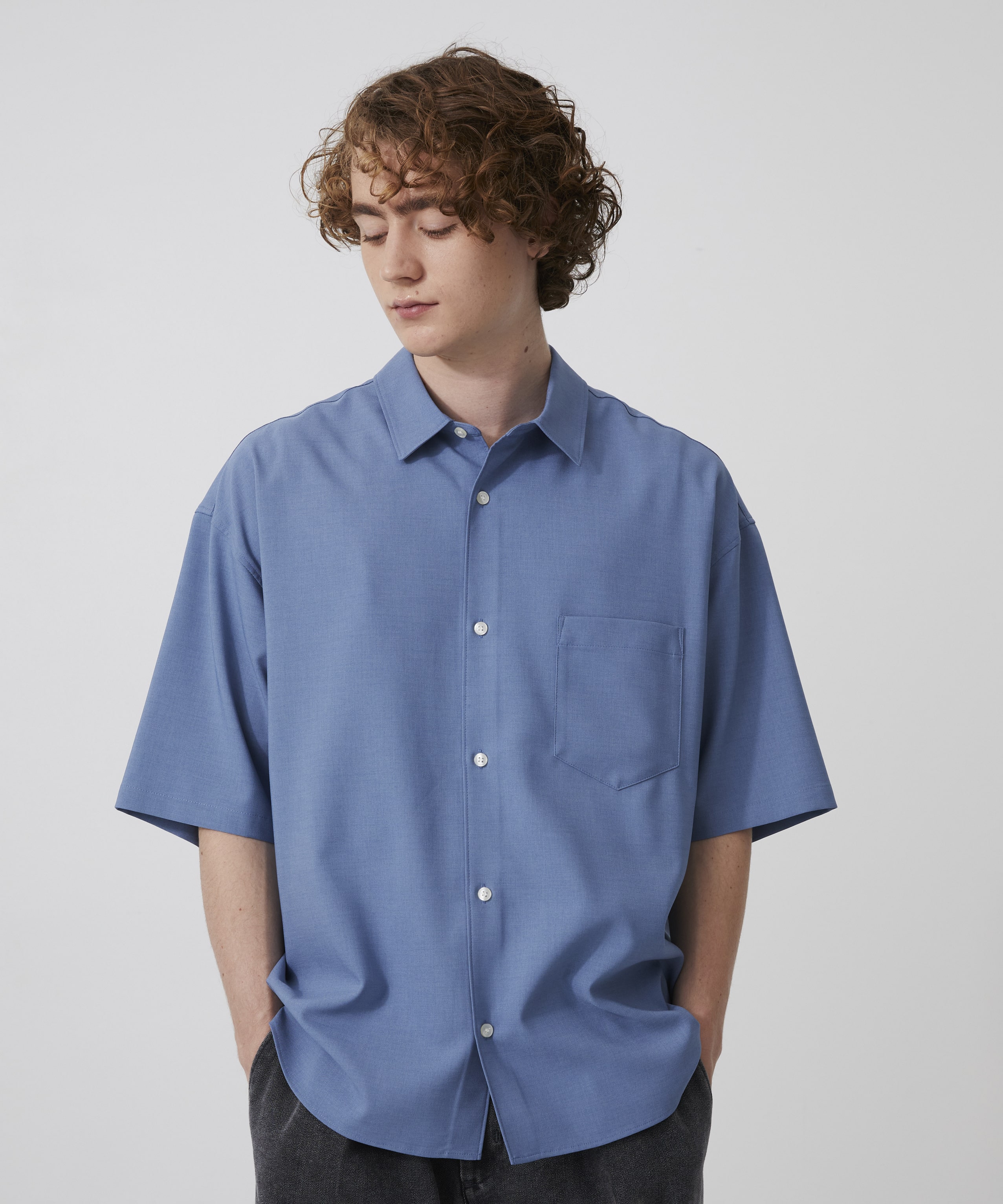 SHORT SLEEVE DARK BLUE