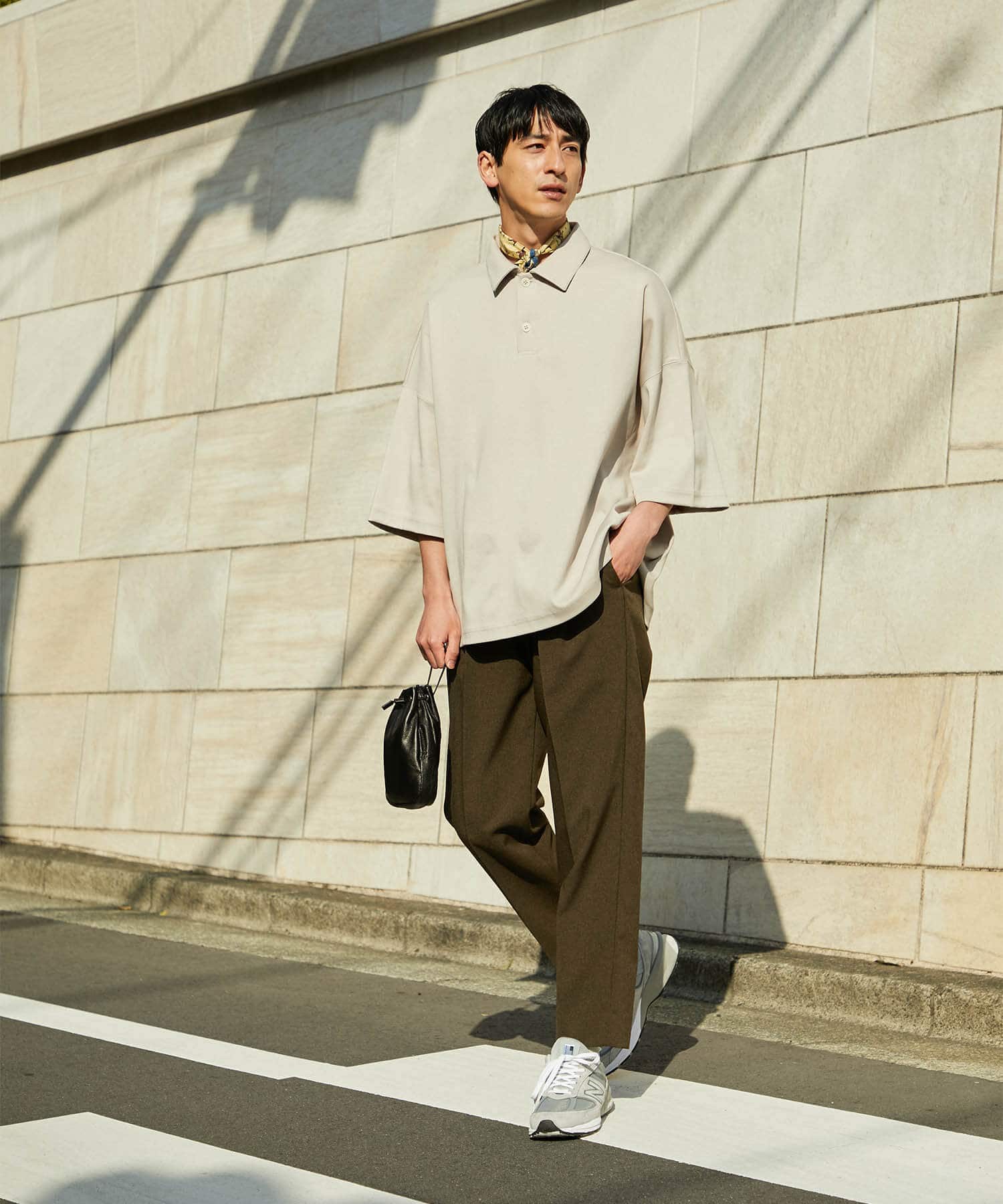 極〉センタープレスが取れないパンツ / PUBLIC TOKYO MENS
