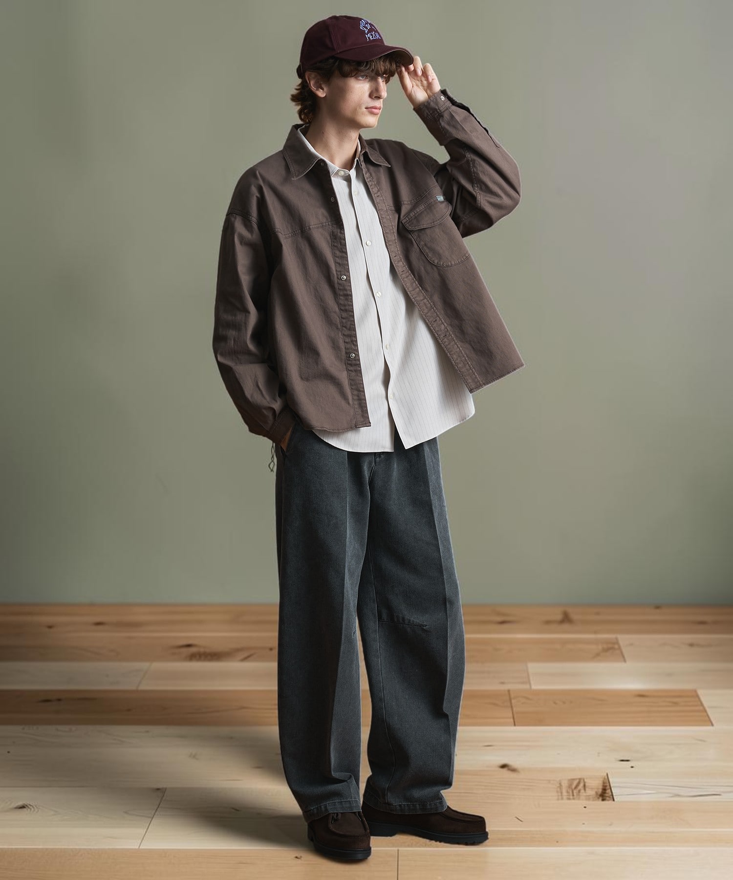 SHIOTA BASIC ウエスタン(1 DARK BROWN): : メンズ｜PUBLIC TOKYO
