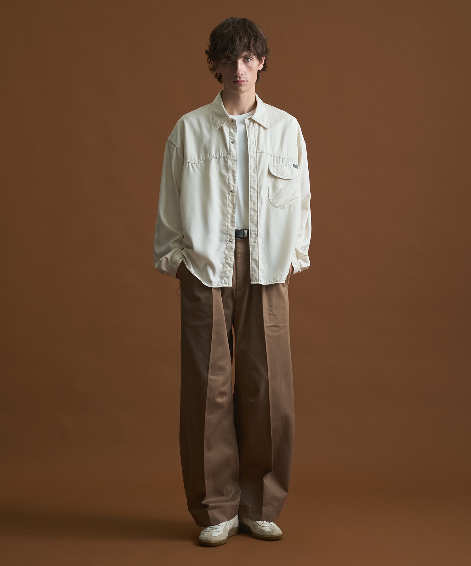 SHIOTA BASIC ウエスタンキュプラシャツ