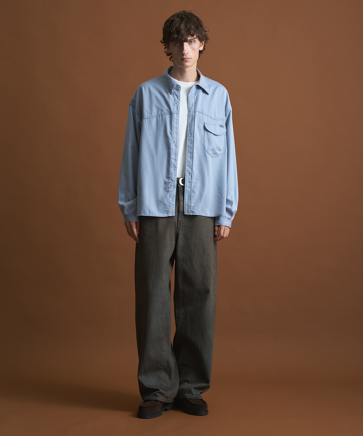 SHIOTA BASIC ウエスタンキュプラシャツ