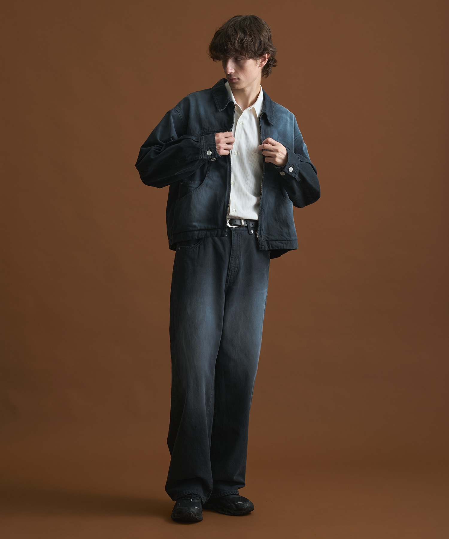 PUBLIC DENIM BLEACH BLOUSON