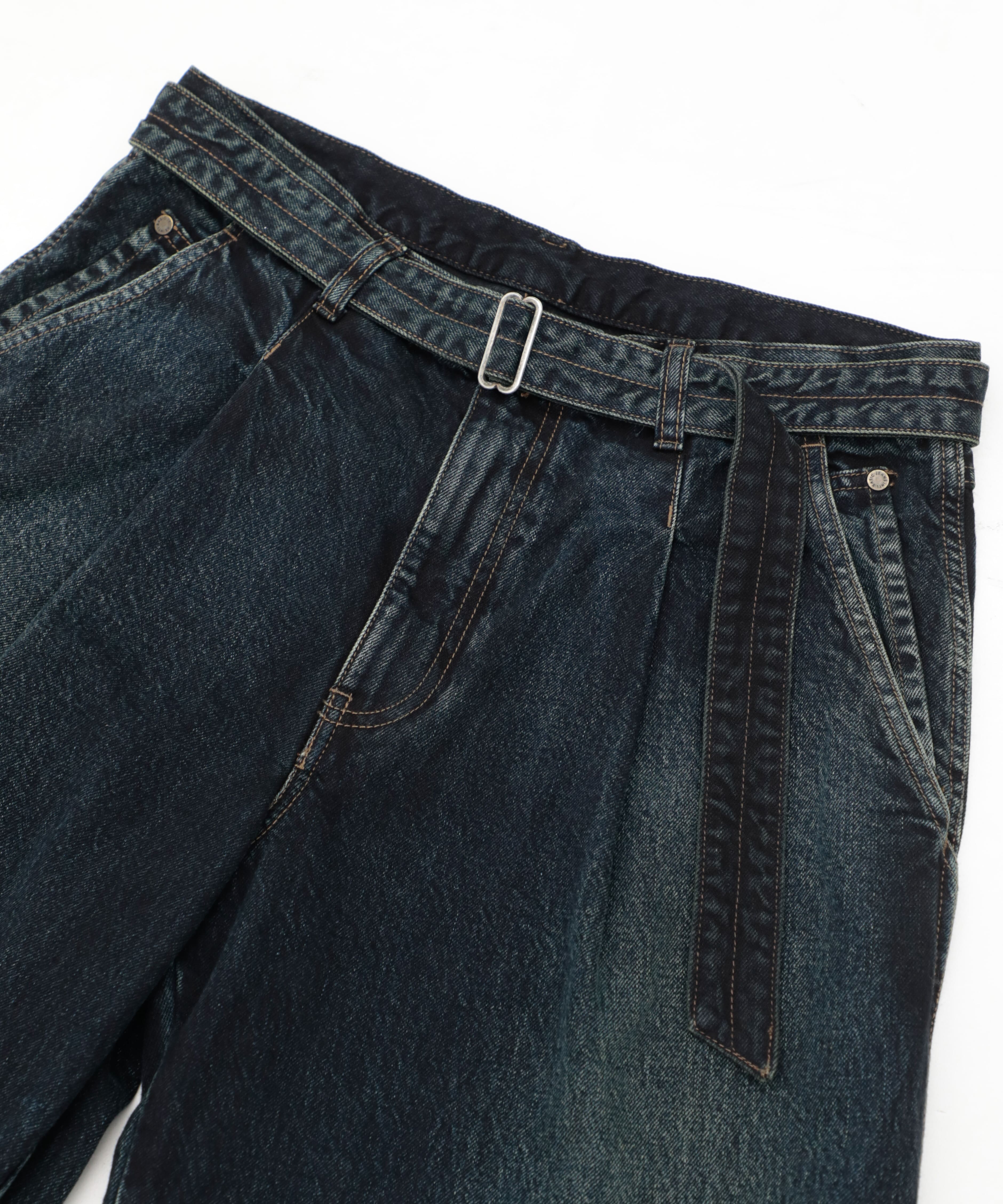 SHIOTA BeltedWidePants