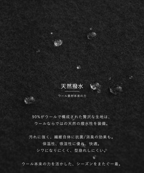 〈残りわずか〉S140メルトンハンティングコート