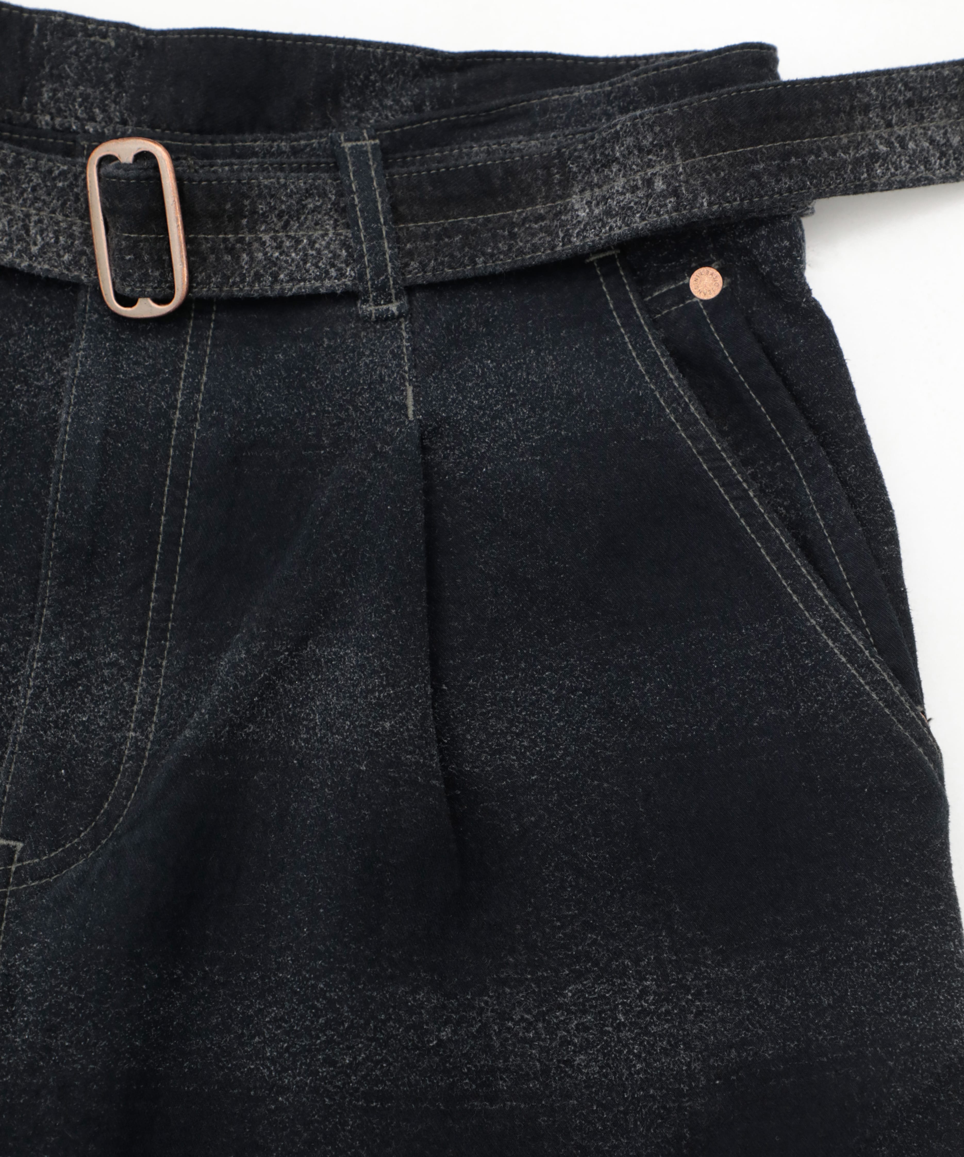 SHIOTA BeltedWidePants