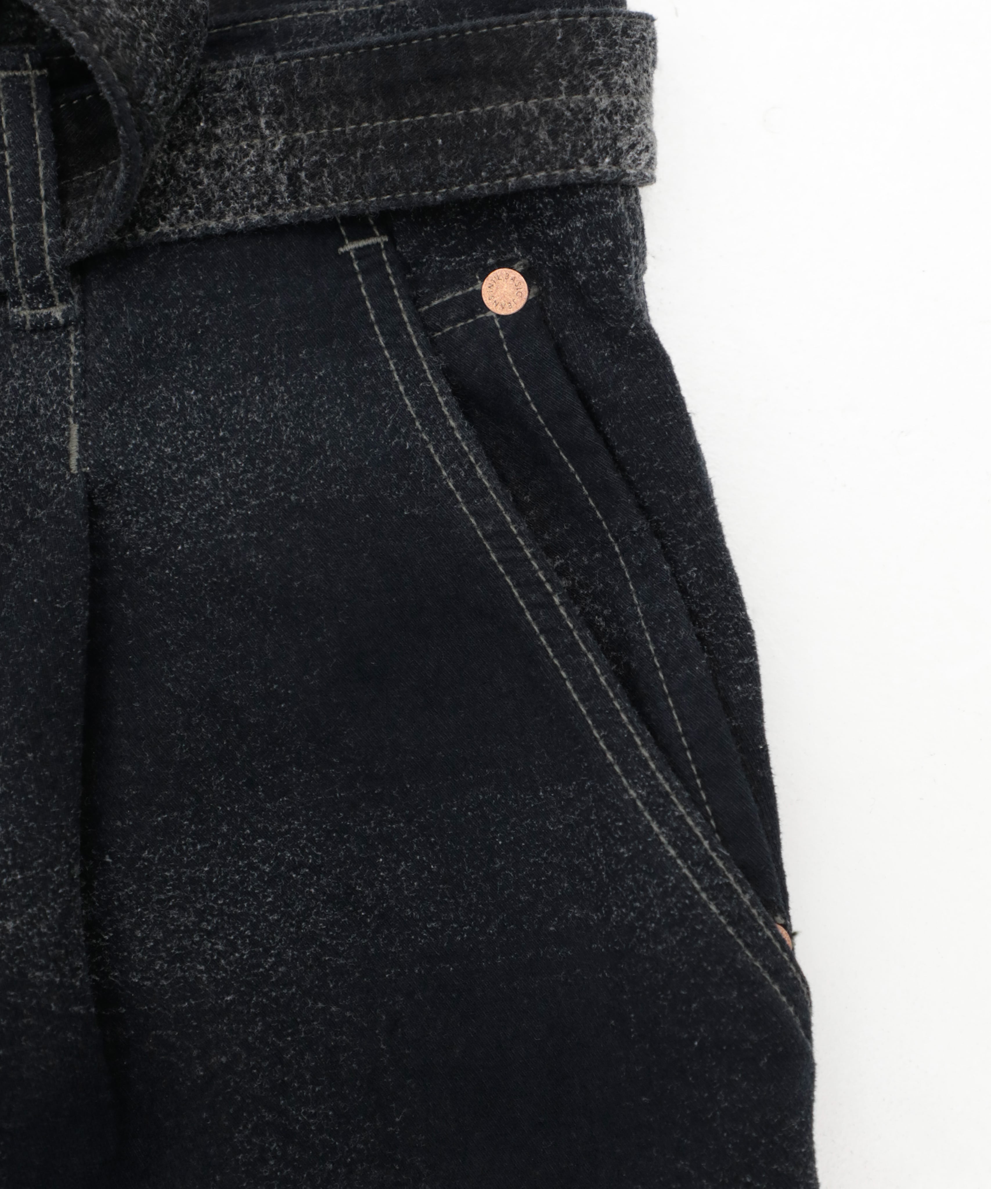 SHIOTA BeltedWidePants
