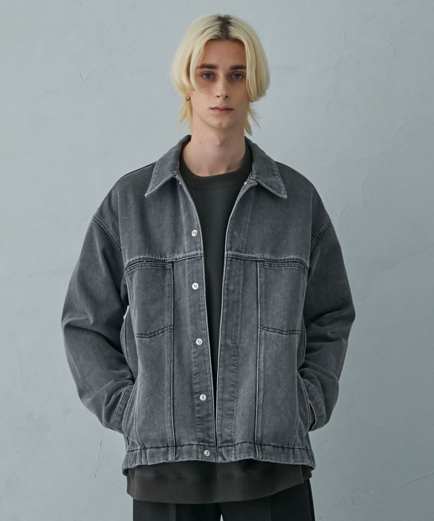 エバークリースデニムブルゾン 1 Dark Grey Men Public Tokyo Online Store