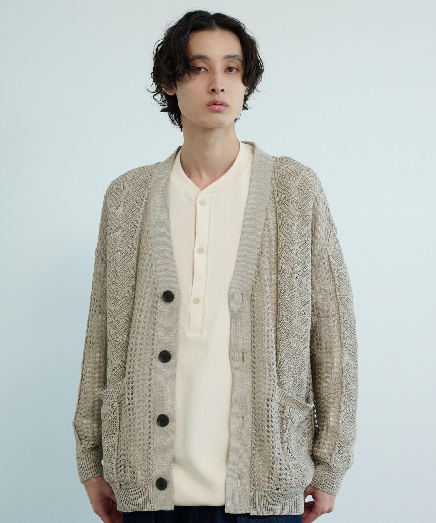 オーバーカーディガン(1 BEIGE): : メンズ｜PUBLIC TOKYO ONLINE STORE