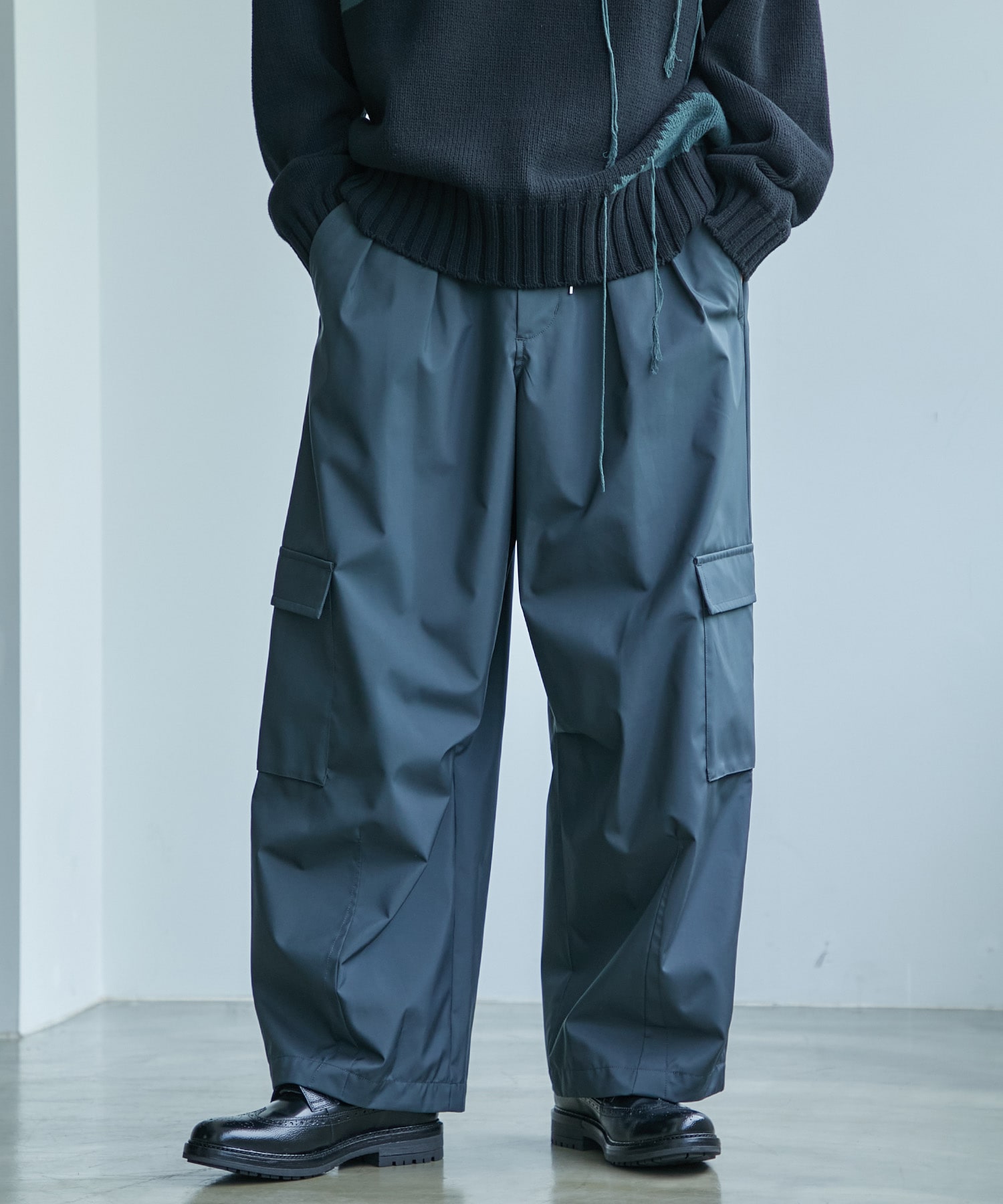 パンツ カーゴパンツ color denim wide cargo pants カラーデニム