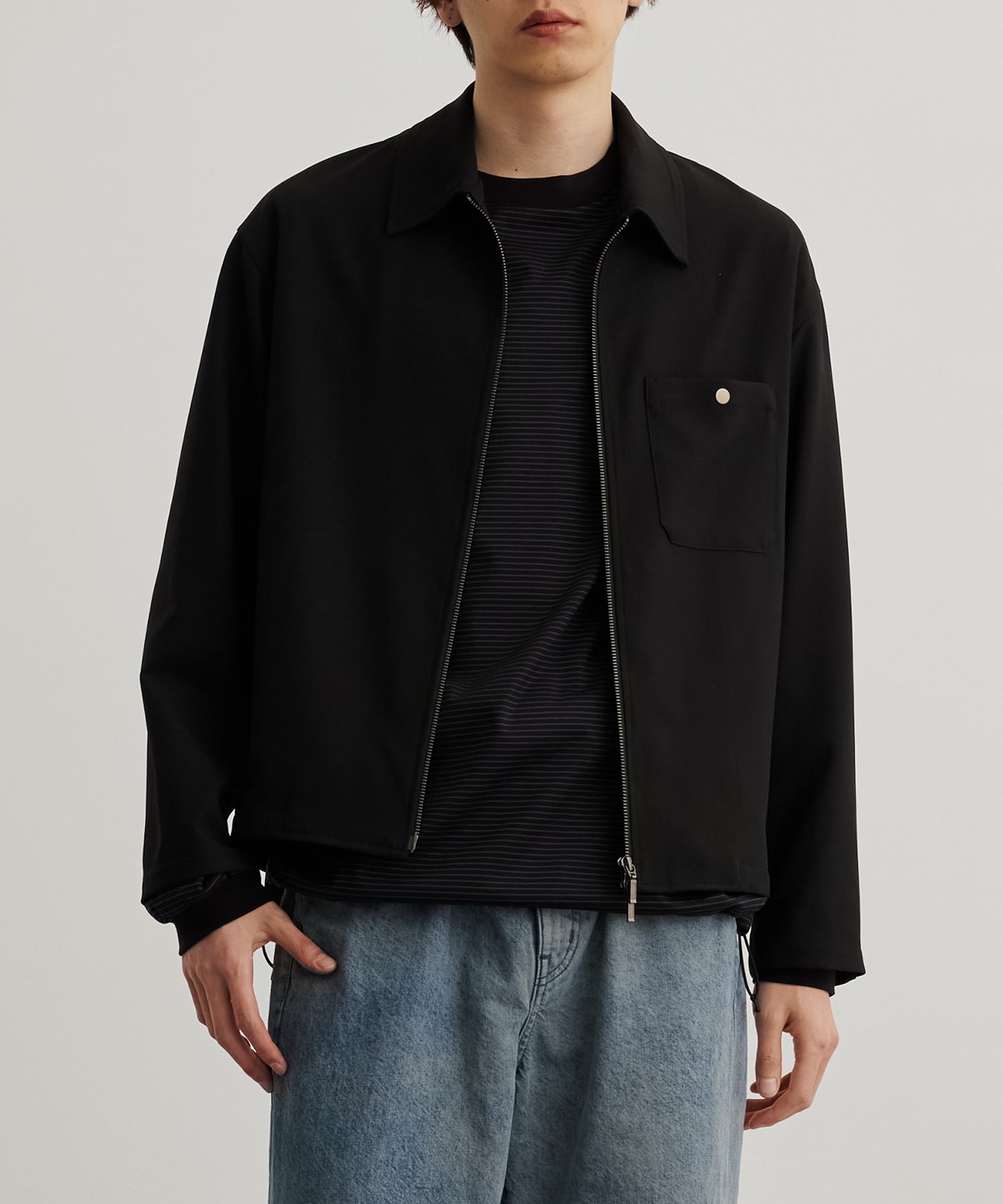 GRトロピカルジップブルゾン(2 BLACK): : メンズ｜PUBLIC TOKYO ONLINE