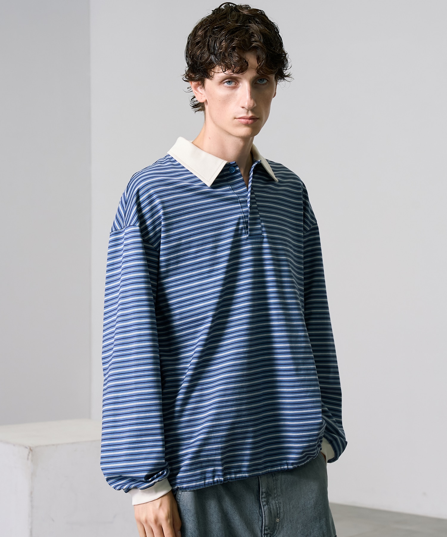 PUBLIC TOKYO ビューティーコットンコードポロ ビューティーコットンコードポロ(1 BLACK): : メンズ|PUBLIC