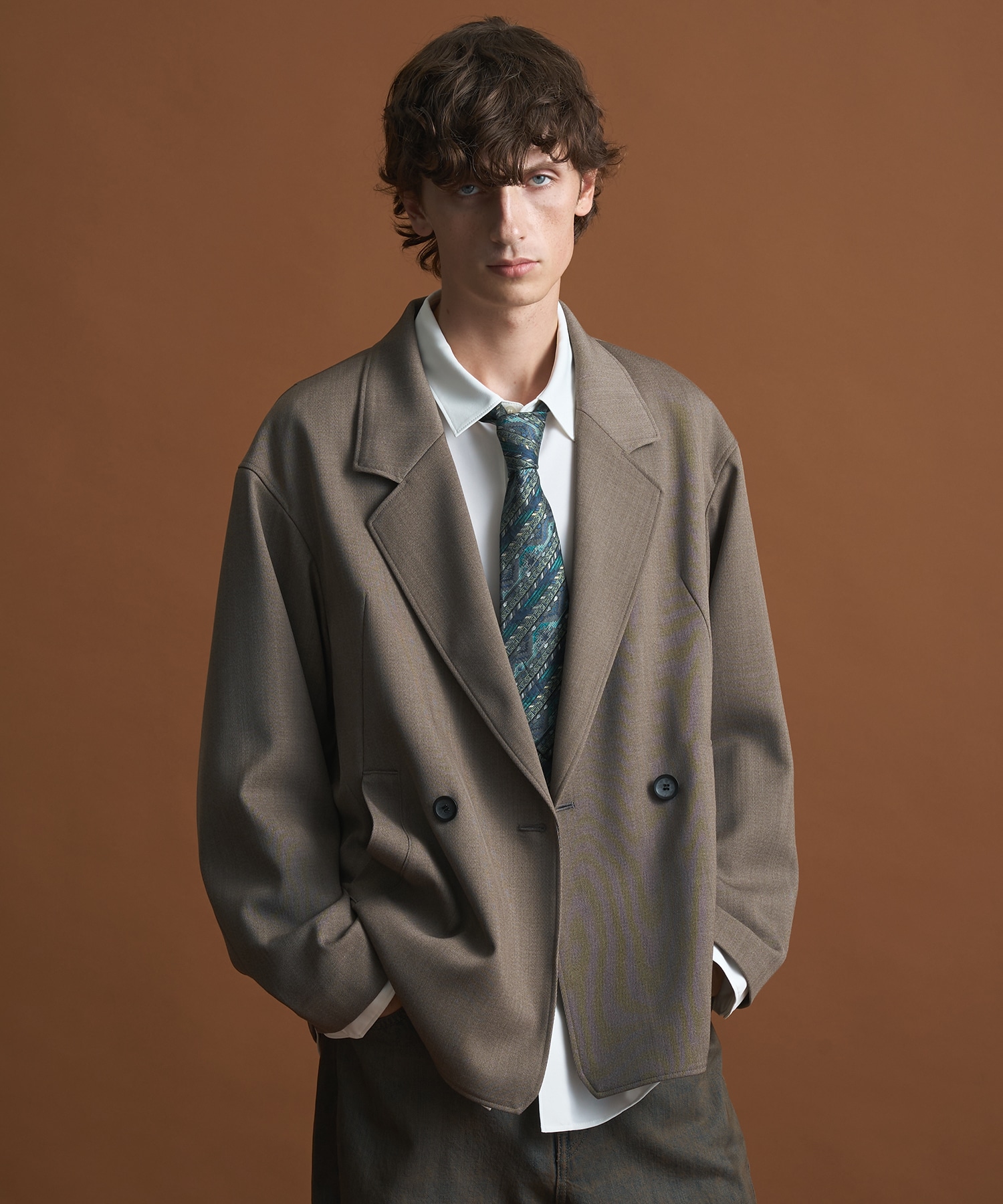 【セットアップ】PUBLIC TOKYO AQUA WOOL カルゼsize1 PUBLIC TOKYO セットアップ 「セットアップ対応」AQUA WOOL