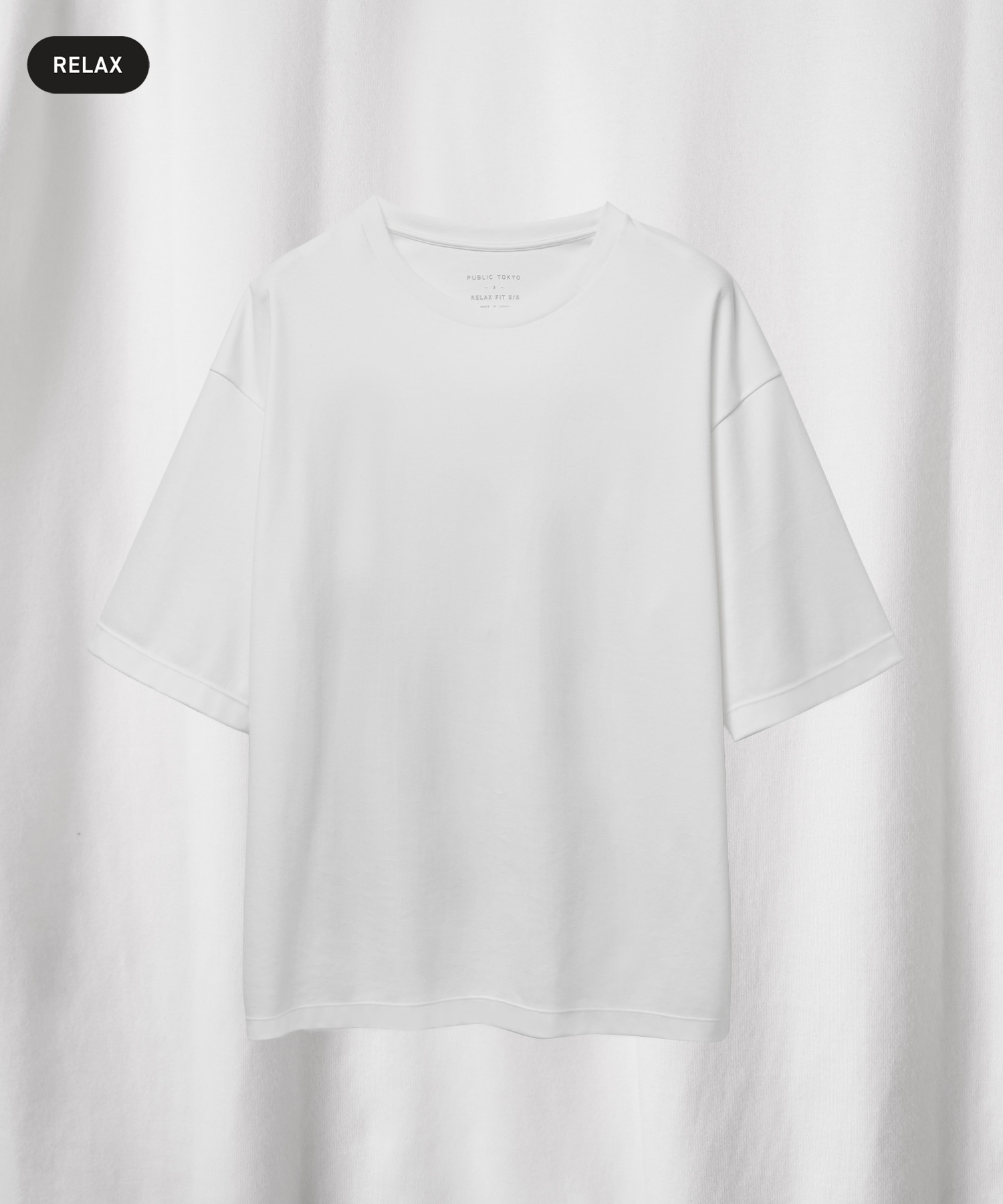 極 ココTEE RELAX FIT(1 WHITE): : メンズ｜PUBLIC TOKYO ONLINE STORE