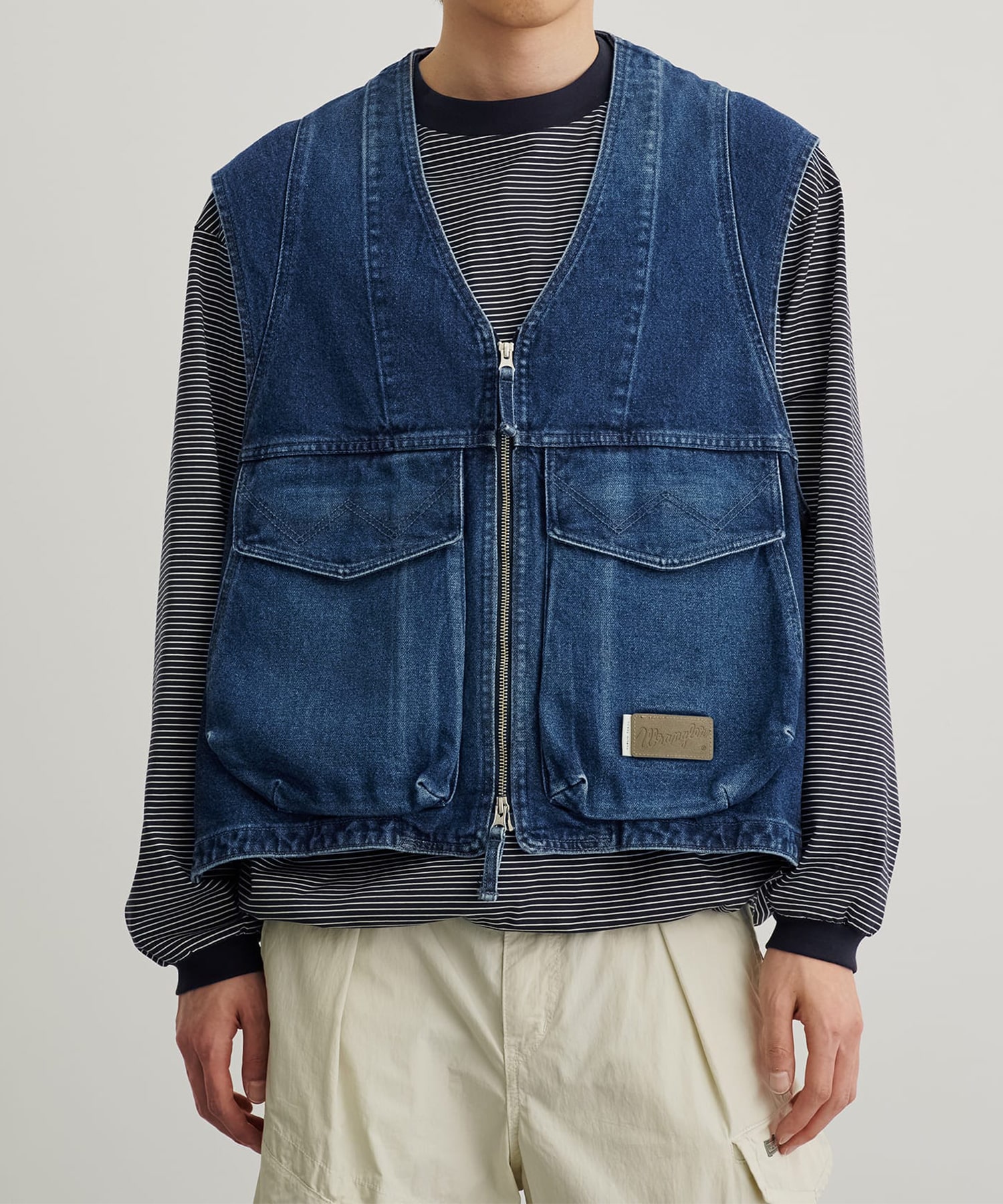 ×Wrangler ROPELOGO JEAN VEST