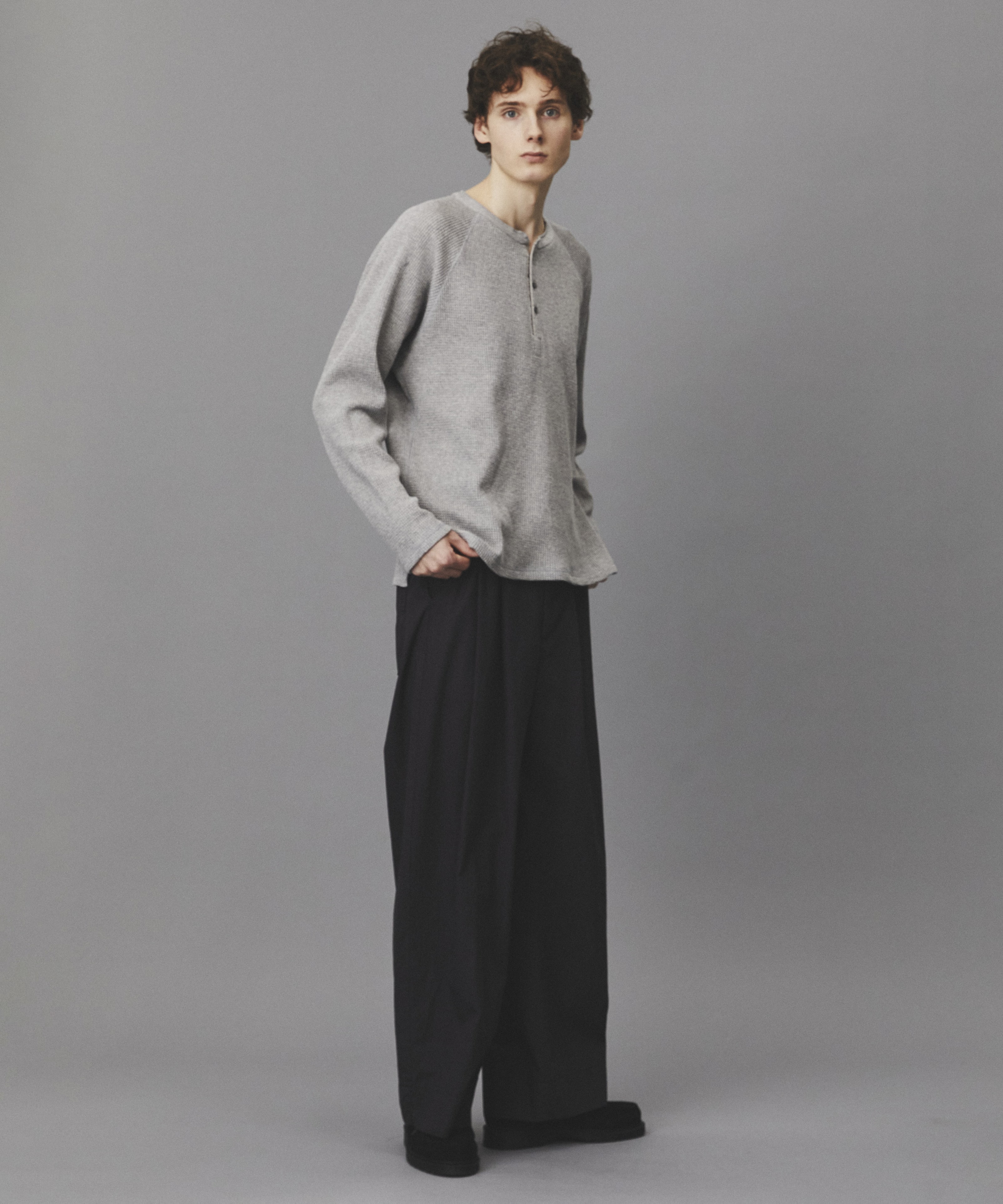 リッチコットンウォッシュドパンツ