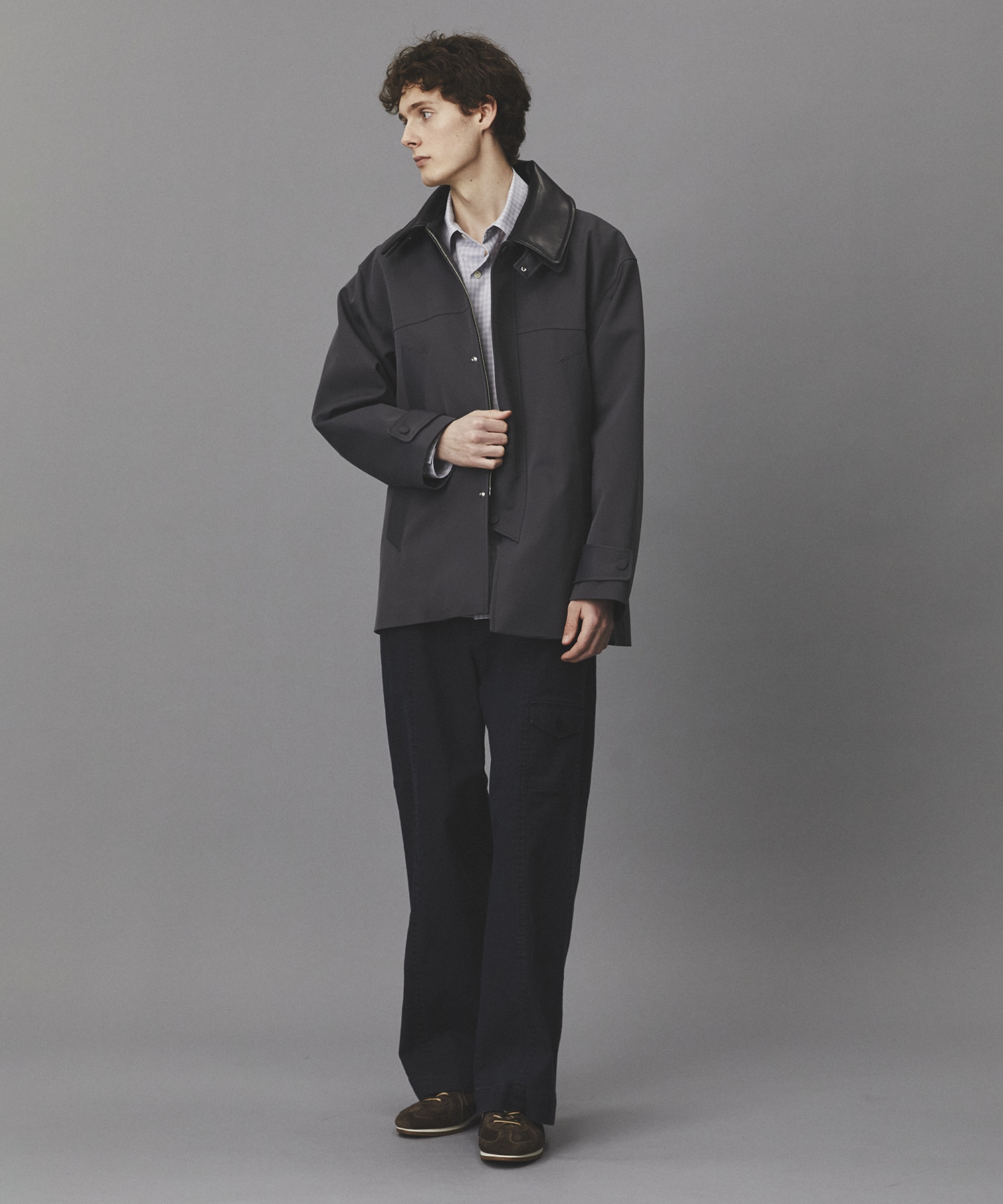 コットンサージベイカーパンツ