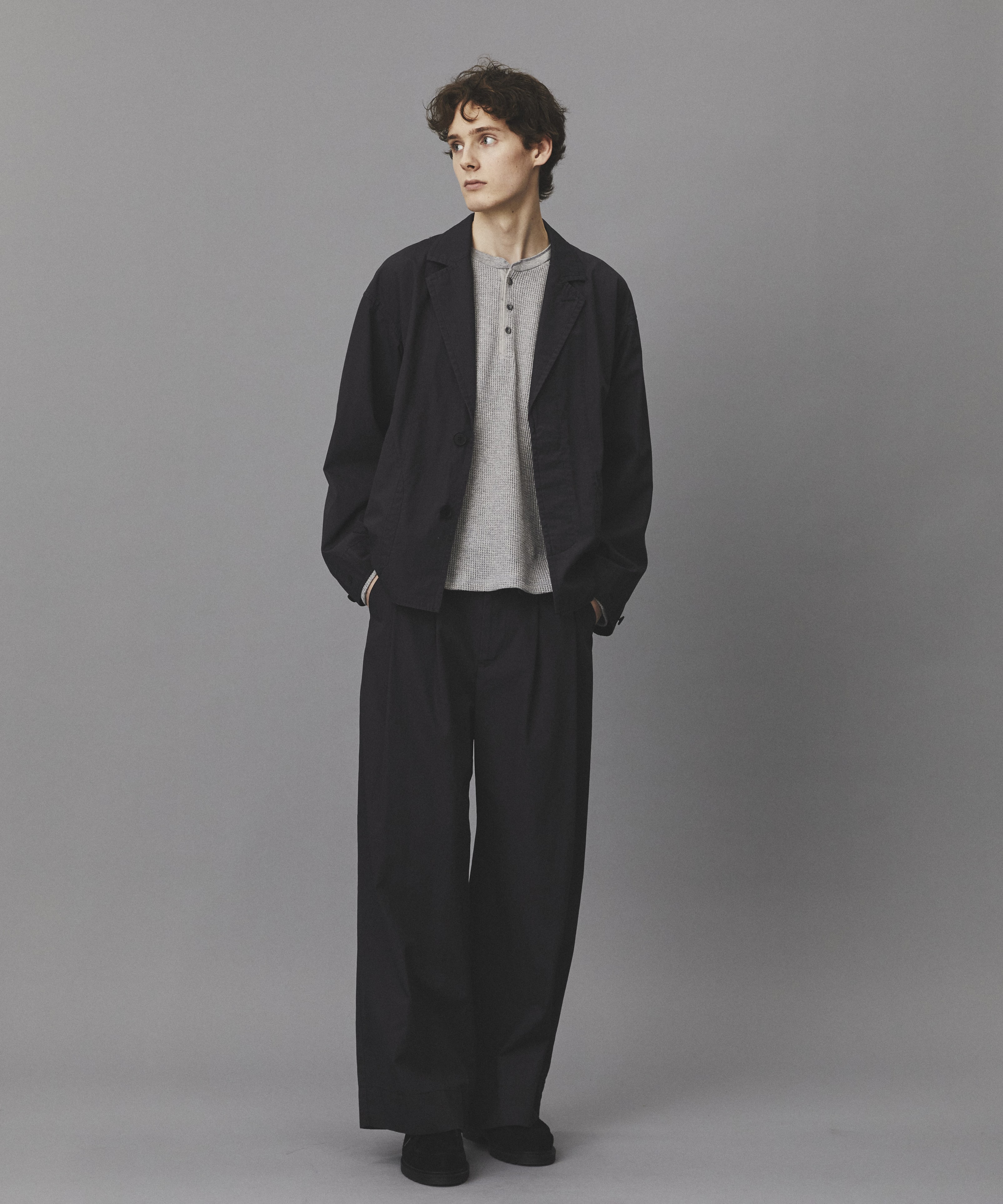 リッチコットンウォッシュドジャケット