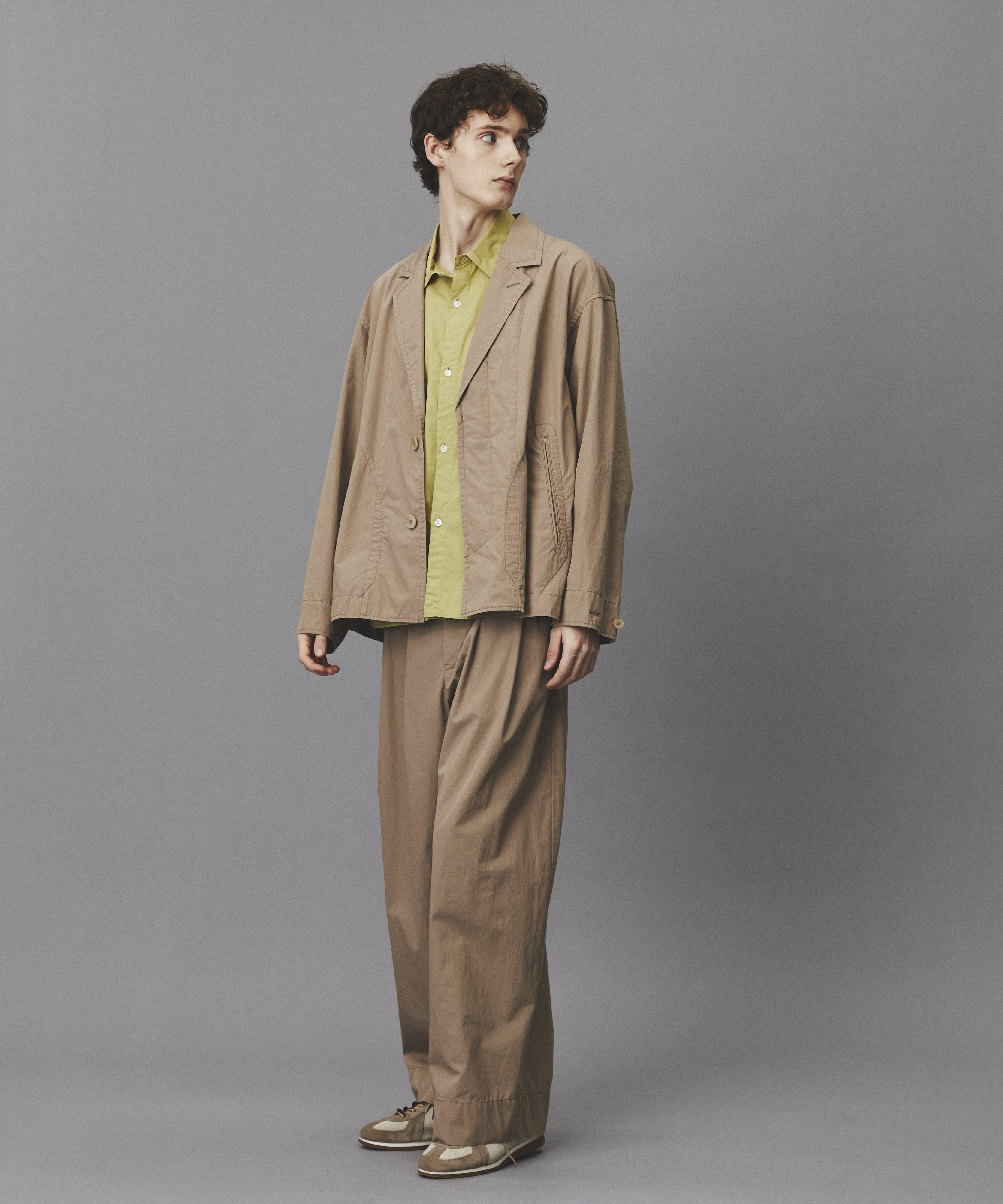 リッチコットンウォッシュドジャケット