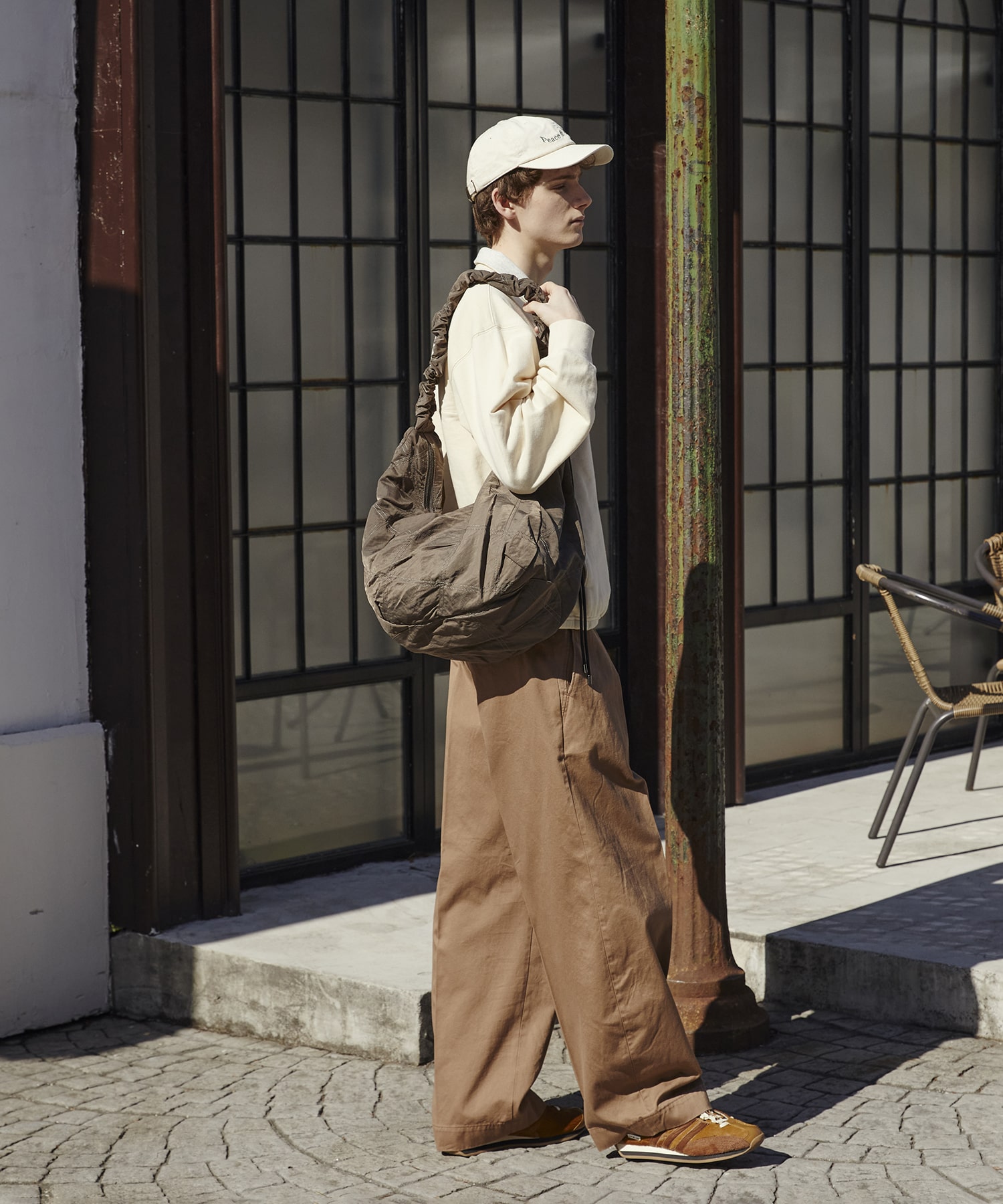 ドローストリングショルダーバッグ