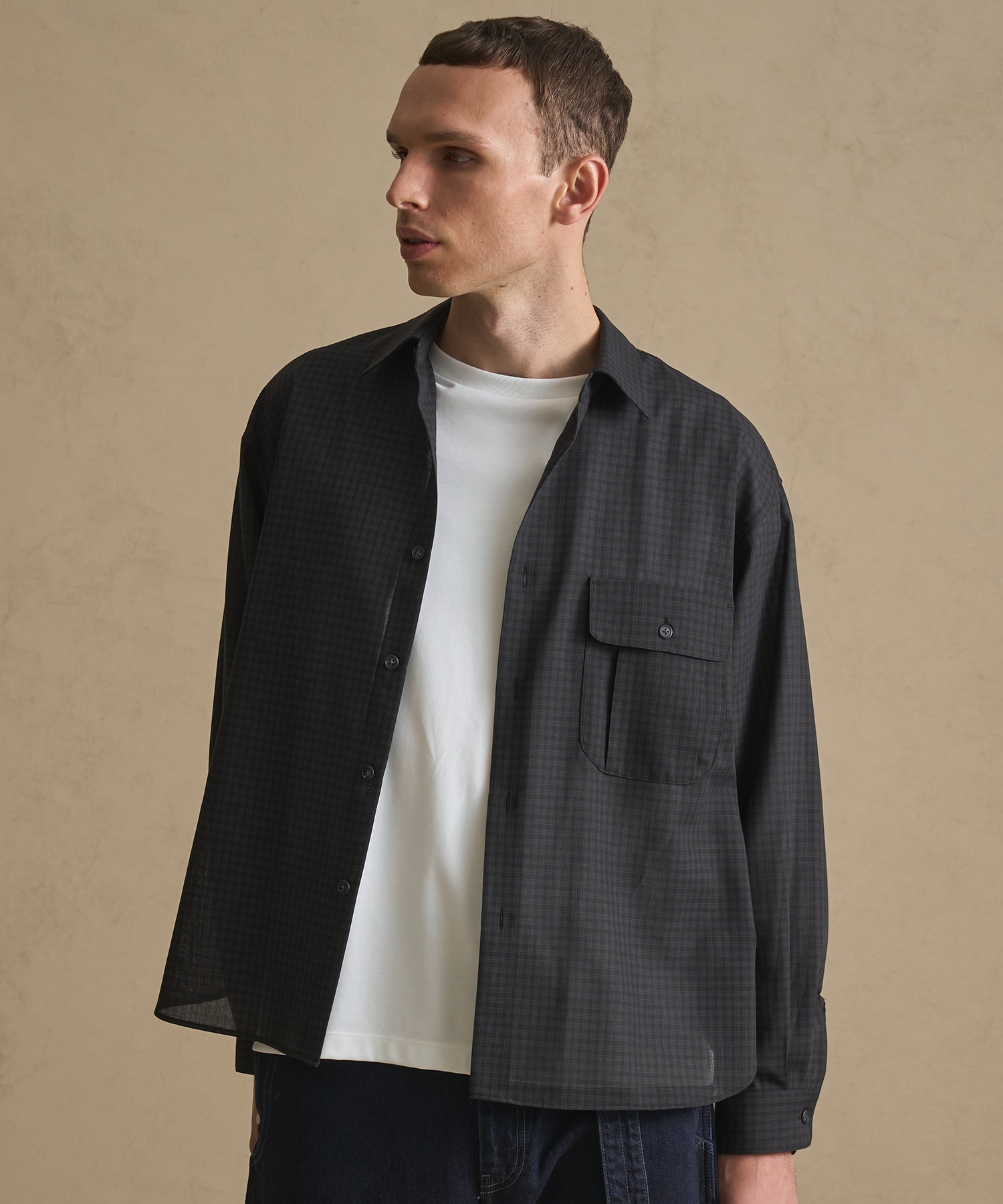 ウーリッシュボイルリラックスシャツ