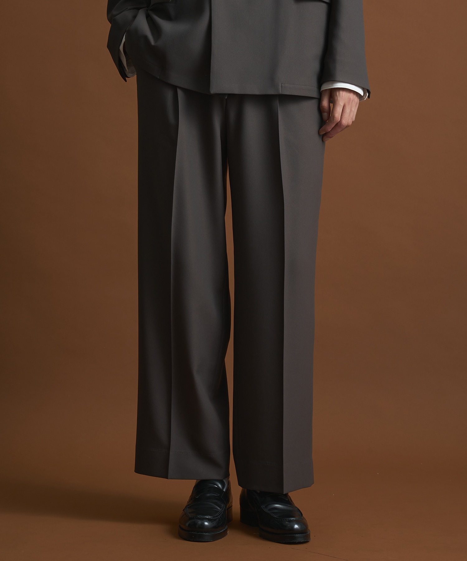 GRツイルエバークリースストレートスラックス