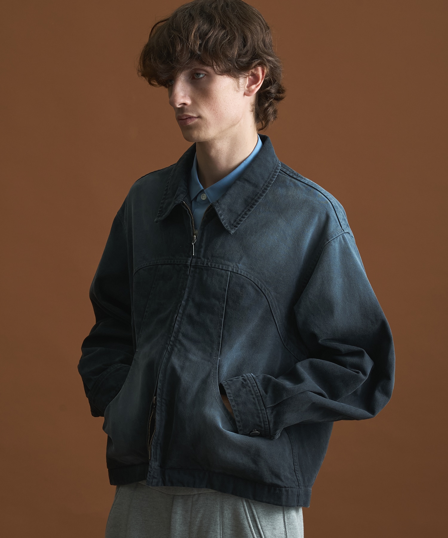 PUBLIC DENIM BLEACH BLOUSON