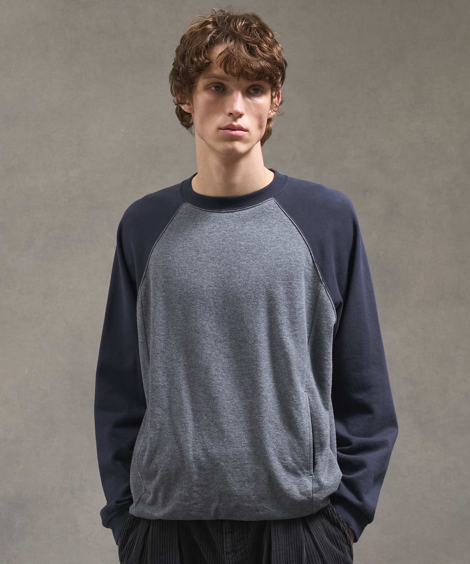 PUBLIC SWEATノンリブソフトスウェット