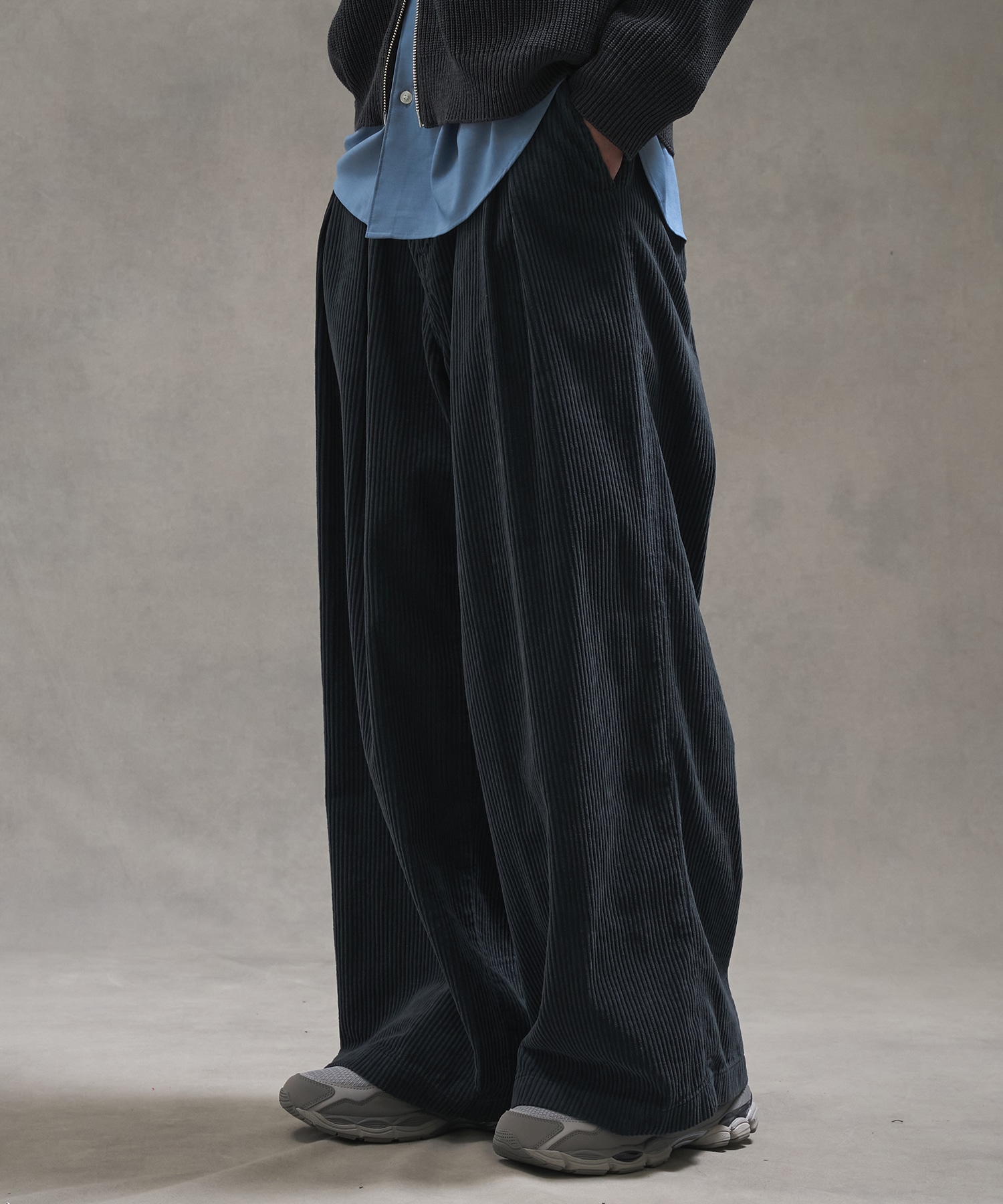 ガーメントダイコーデュロイバギー