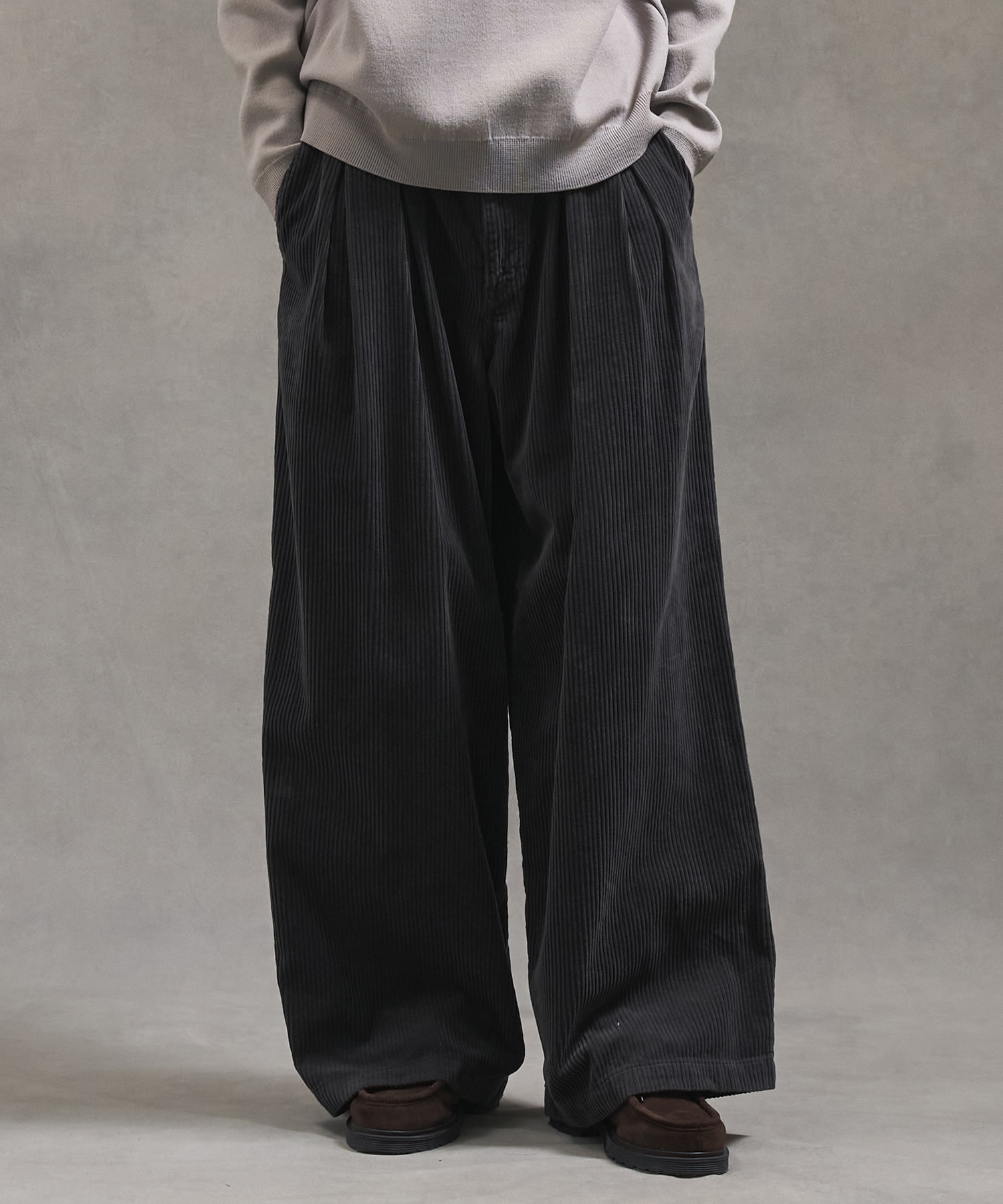 ガーメントダイコーデュロイバギー