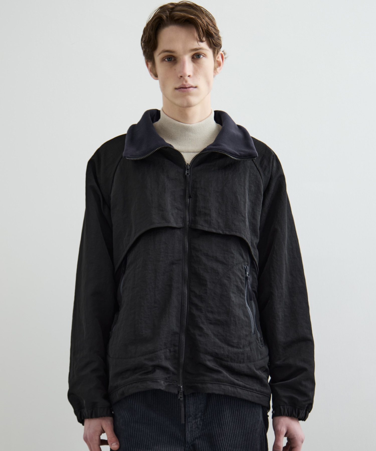 リバーシブルナイロンフリースBL