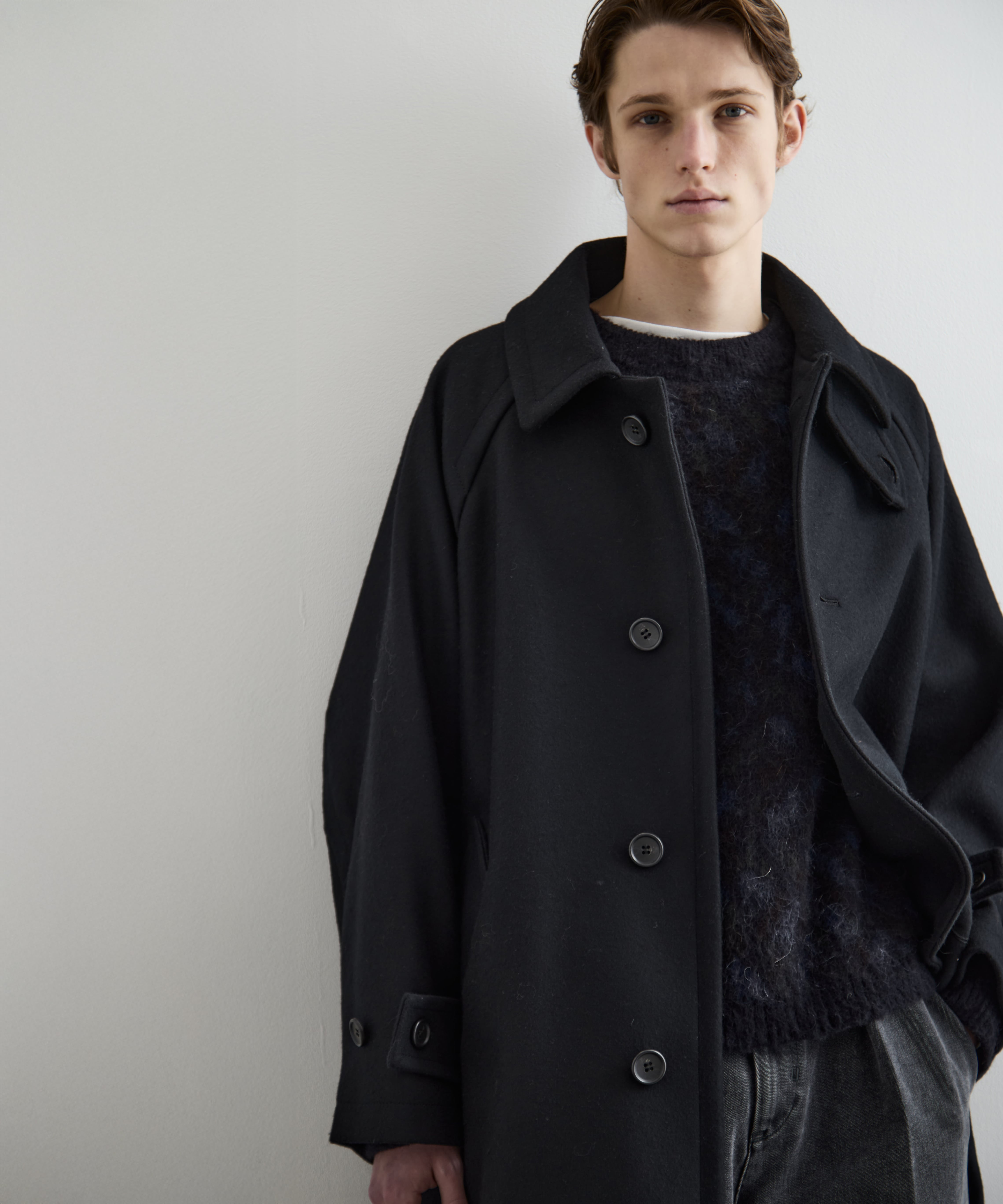 Super140s メルトンバルカラーコート