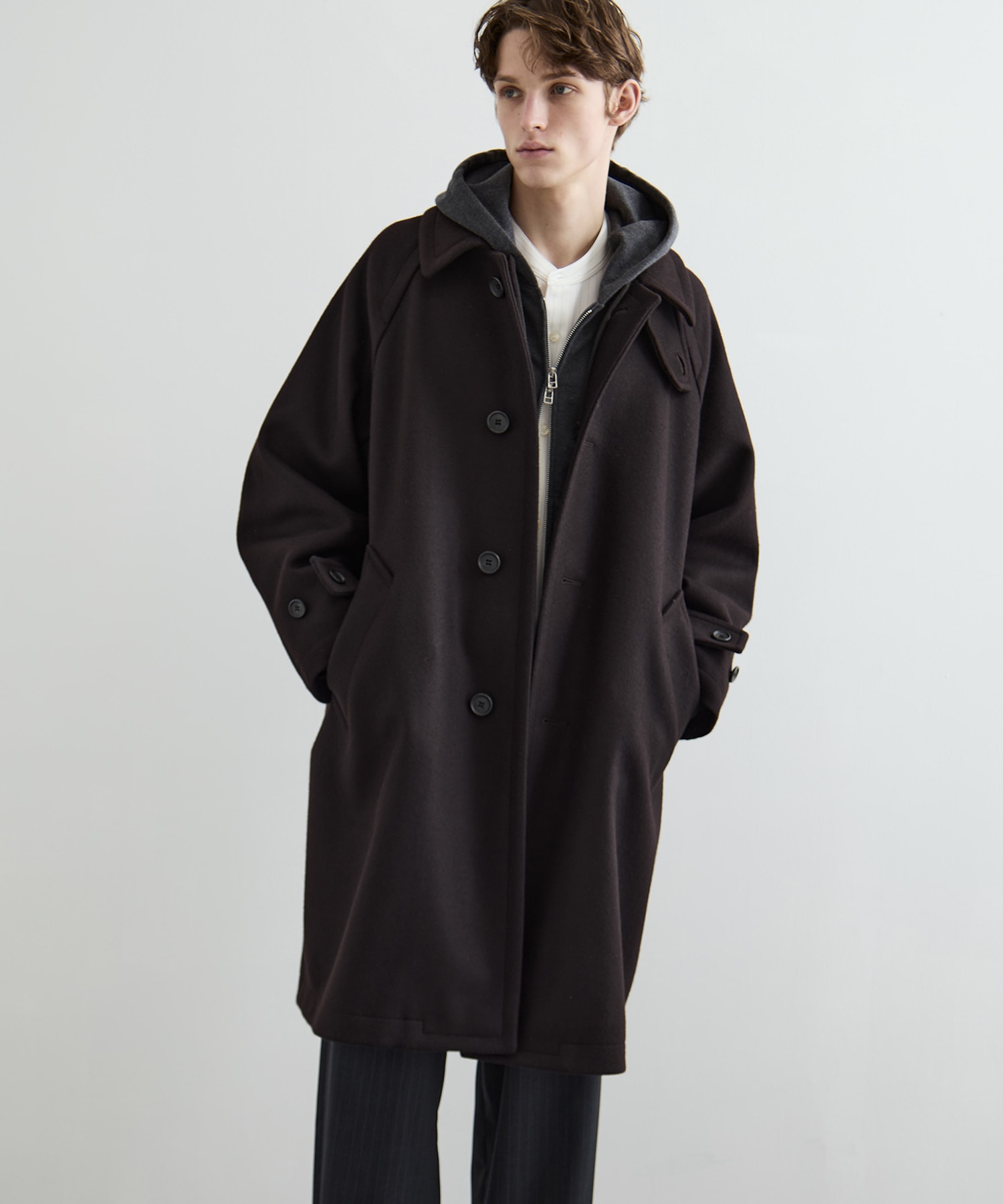 Super140s メルトンバルカラーコート