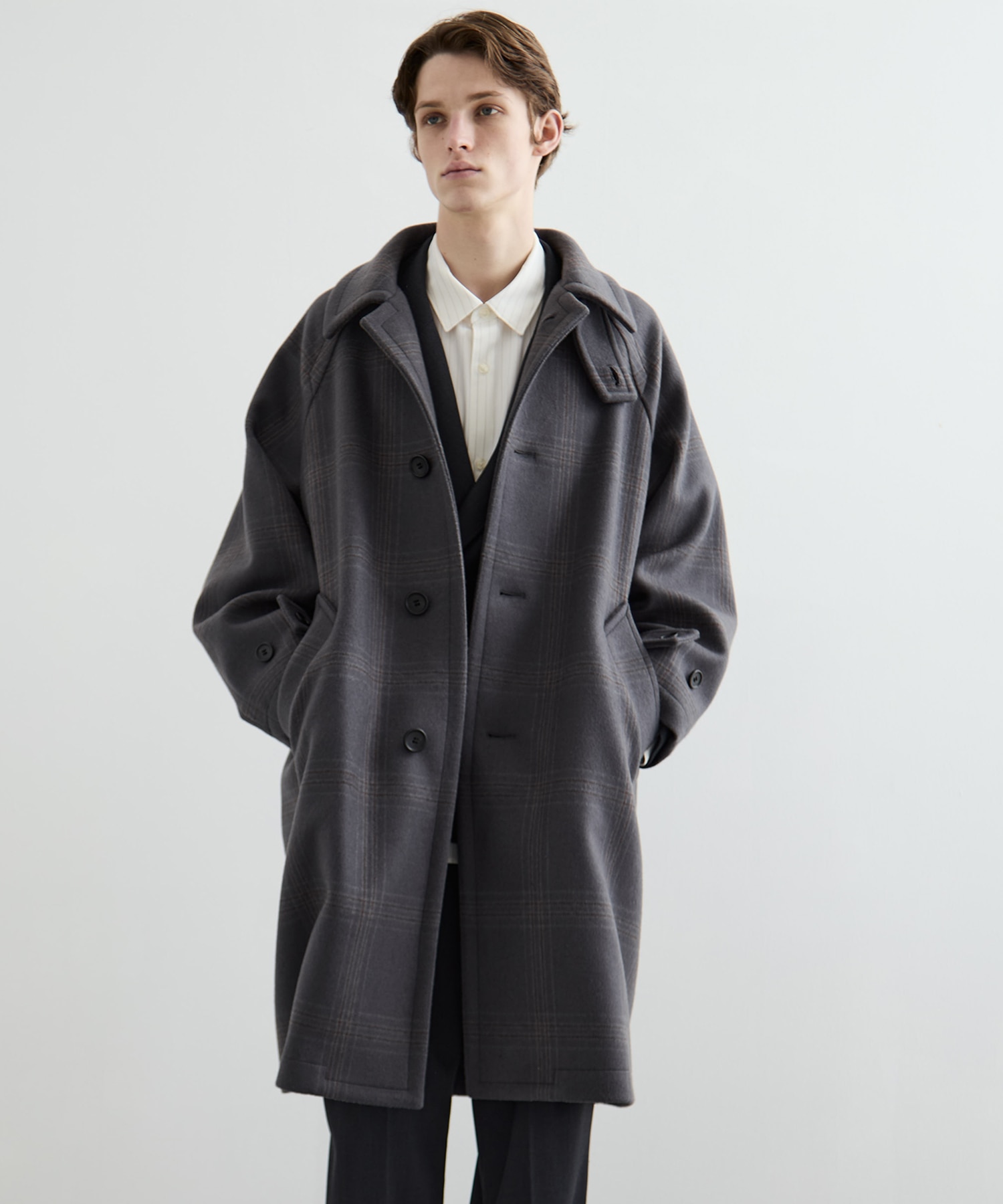 Super140s メルトンバルカラーコート