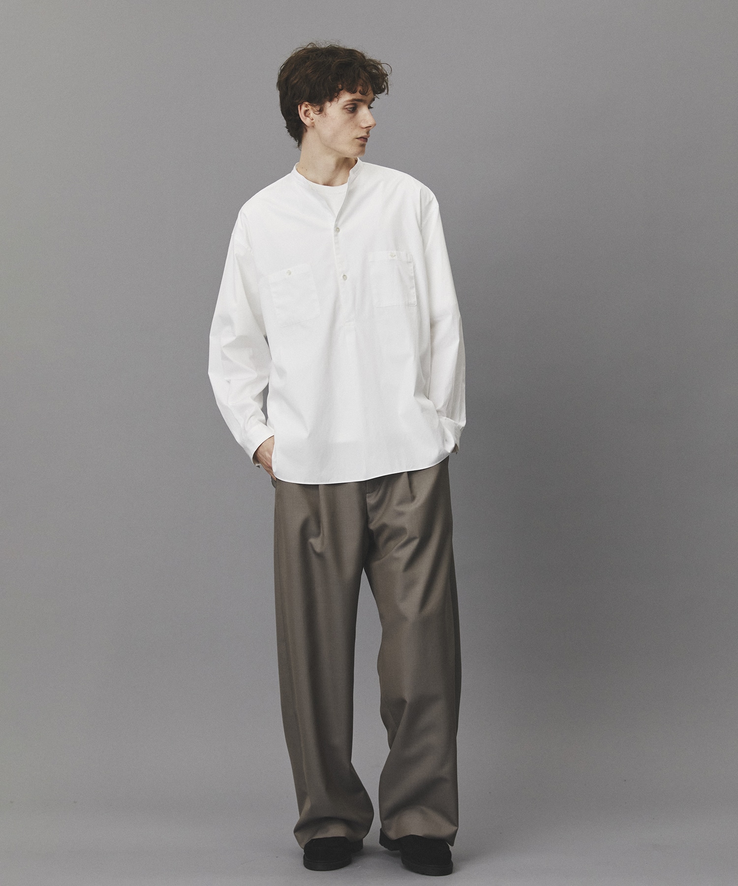 Suvin Giza Band Skipper Shirts