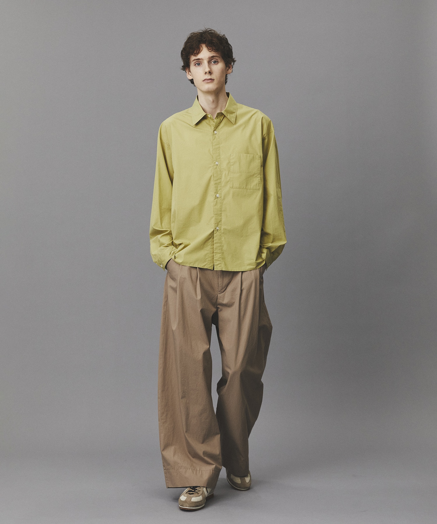 クリアコットンスムースシャツ