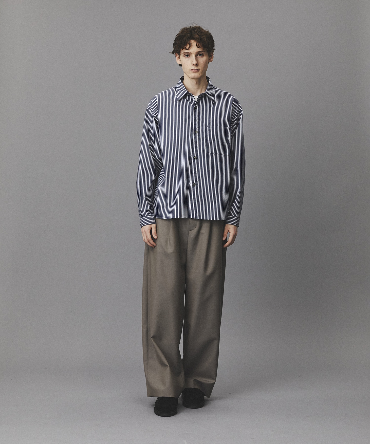 クリアコットンスムースシャツ