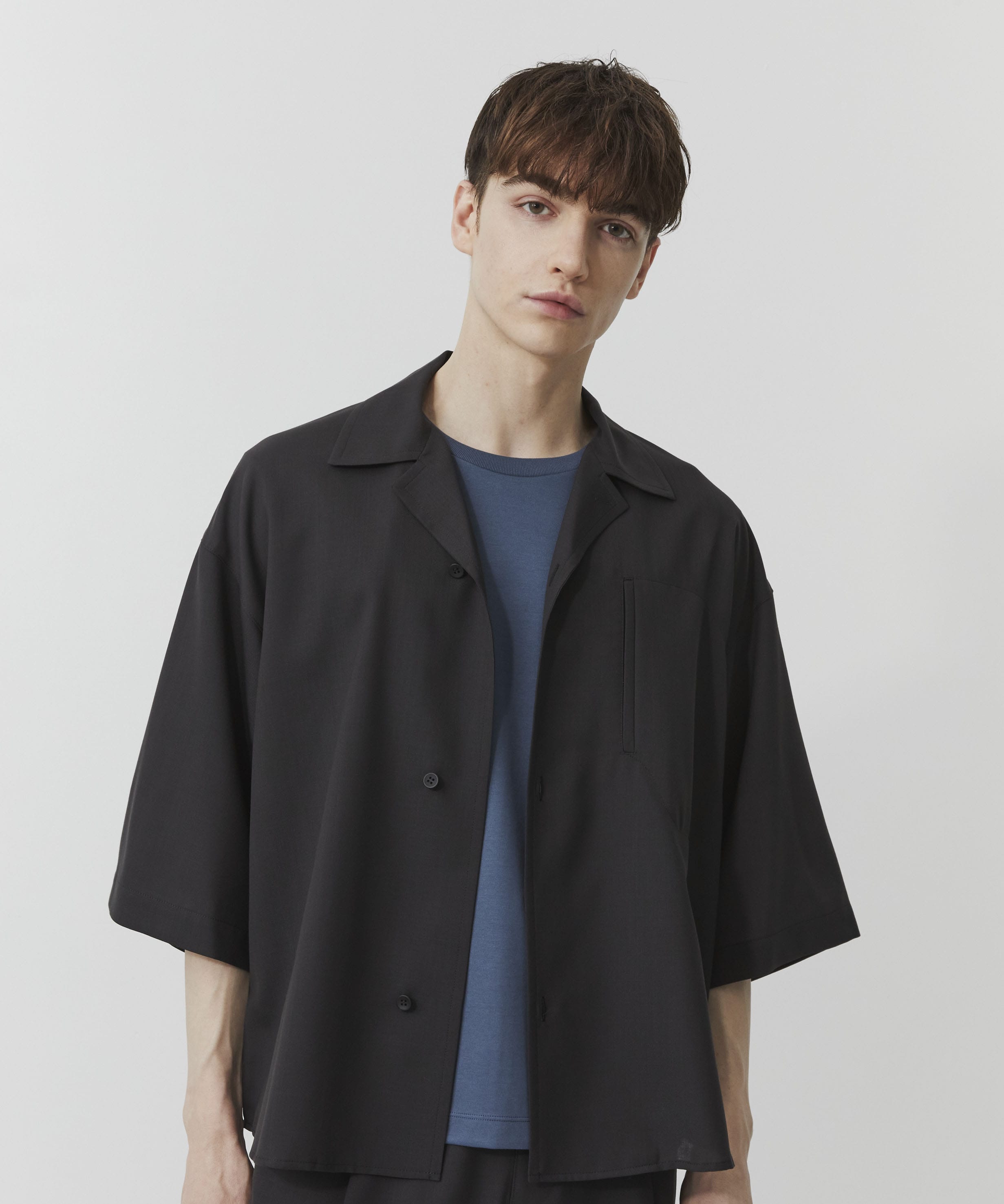 【WEB限定】ファインウールシャツセットアップ