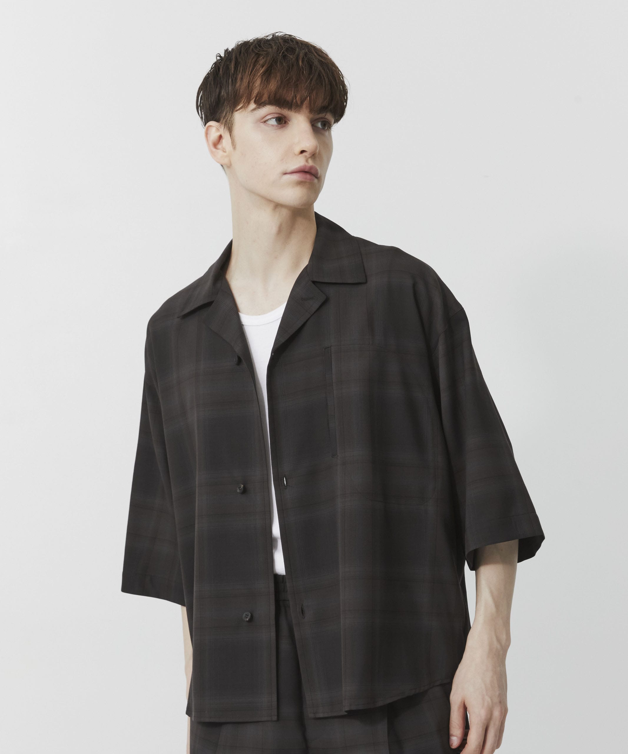 【WEB限定】ファインウールシャツセットアップ