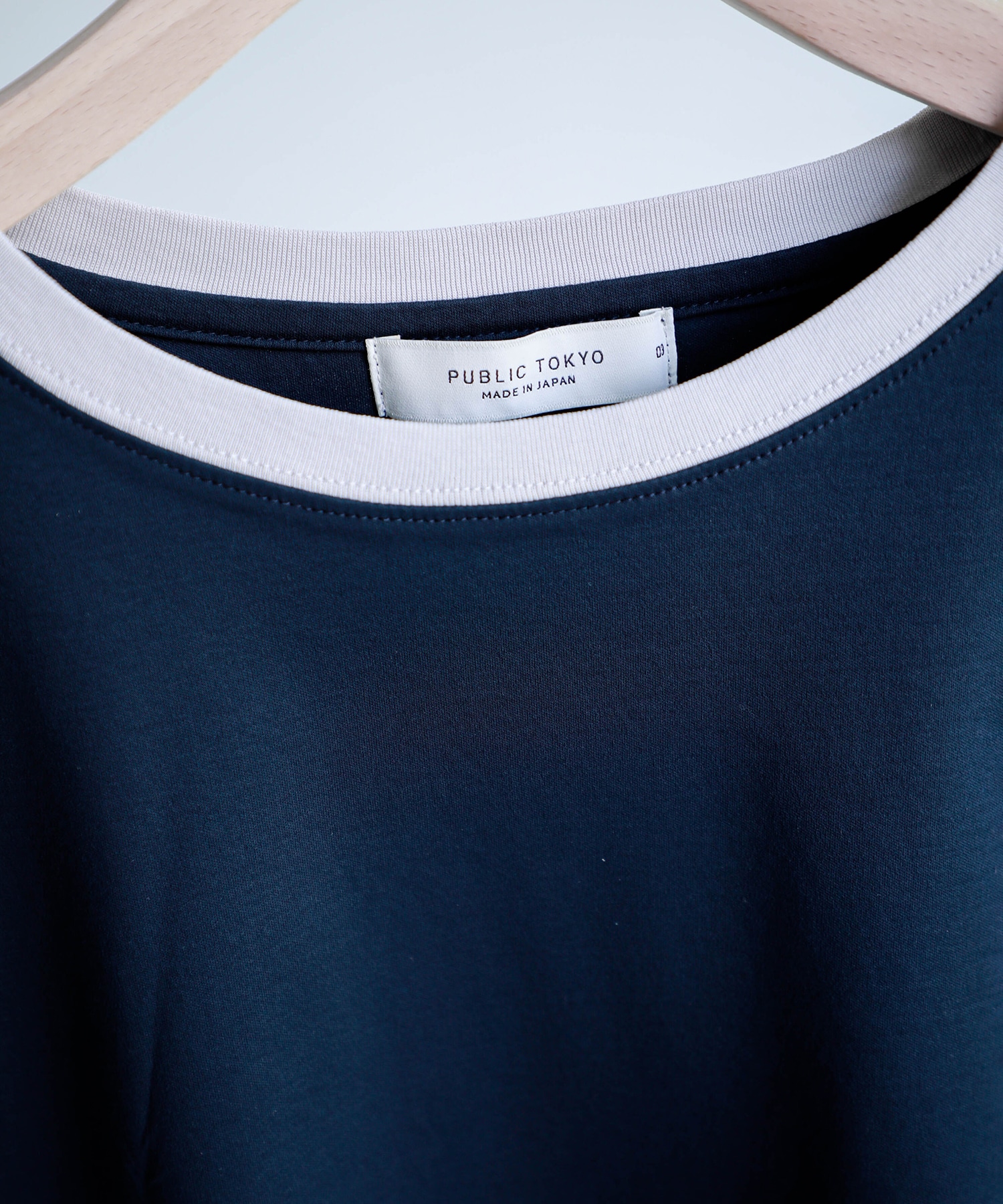 クールタッチコットンリンガーTEE