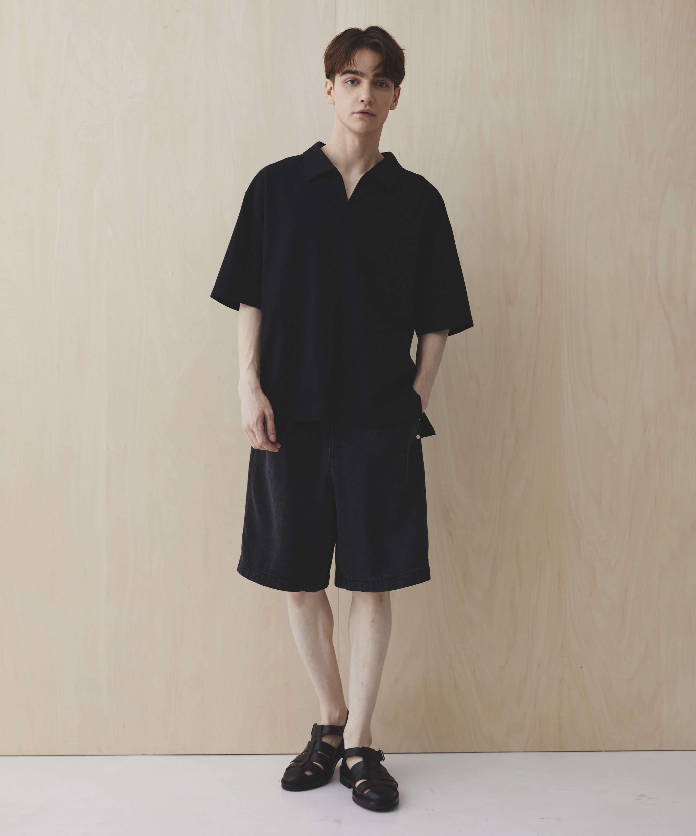 パンツ Supply Tokyo Buggy Shorts Black PUBLIC DENIM TRO BUGGY SHORTS(1 BLACK): : メンズ｜PUBLIC TOKYO