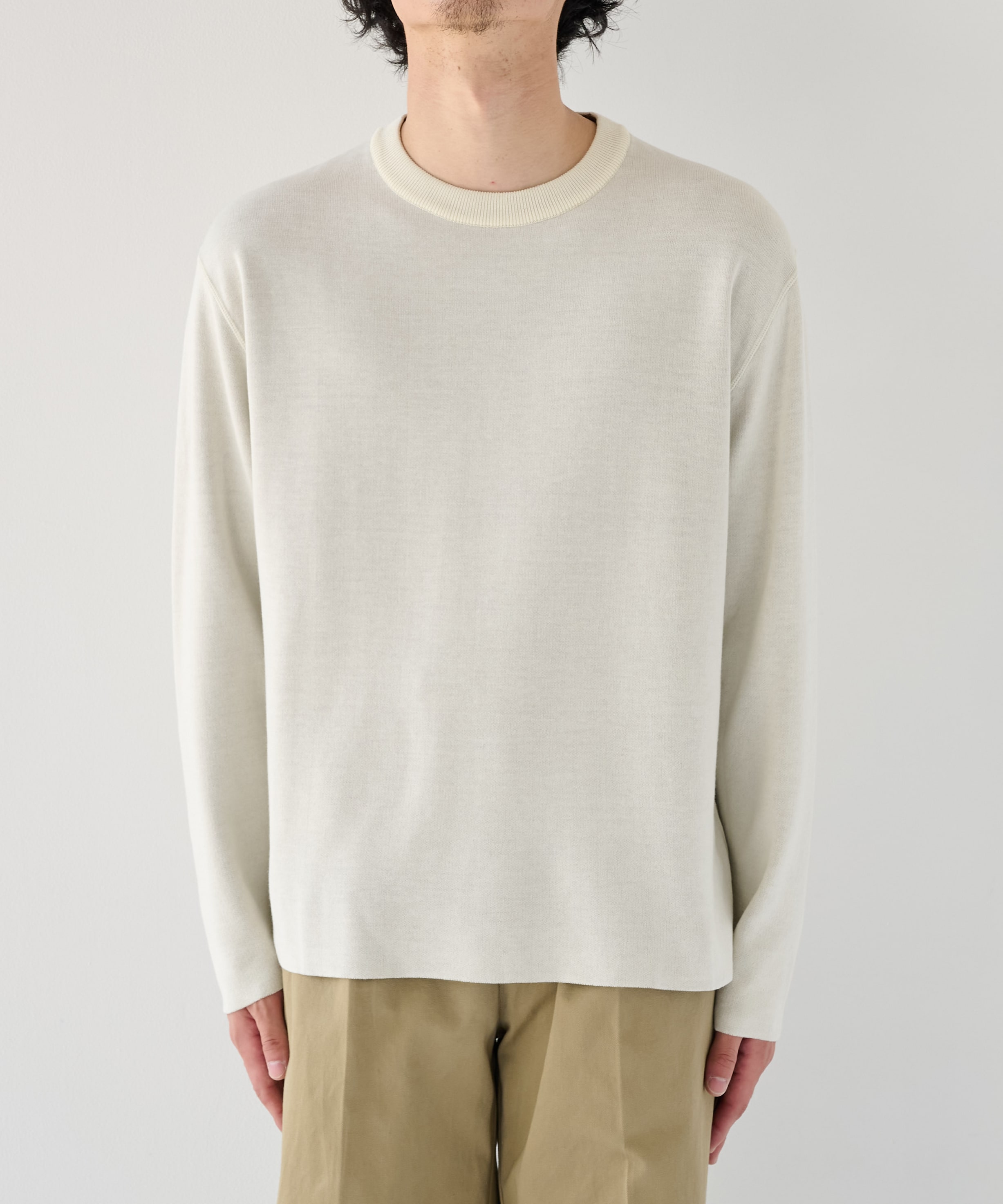 【WEB | 一部店舗限定】リバーシブルクルーネックニット