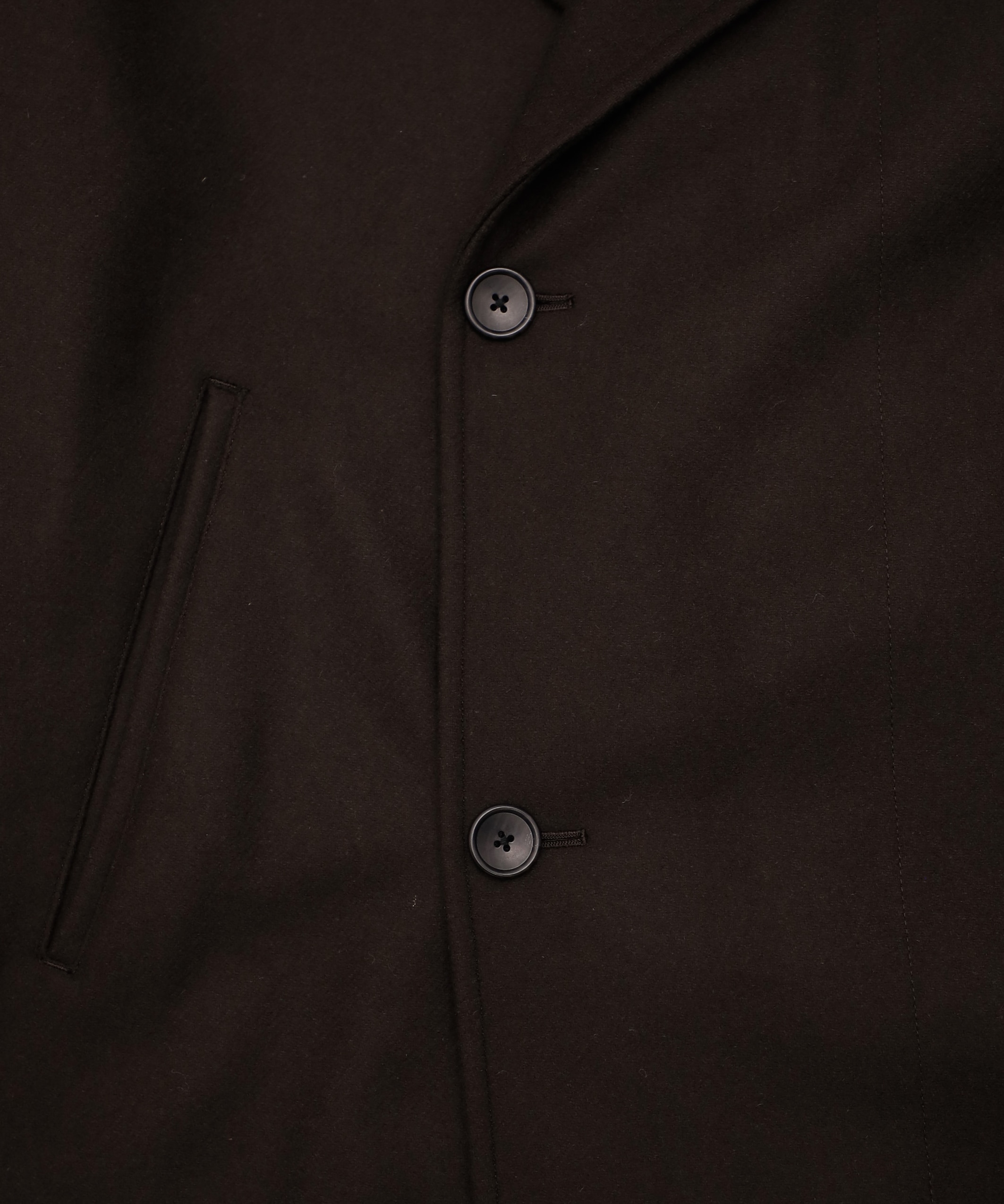 【WEB先行予約】S140メルトン2WAYラップチェスターコート