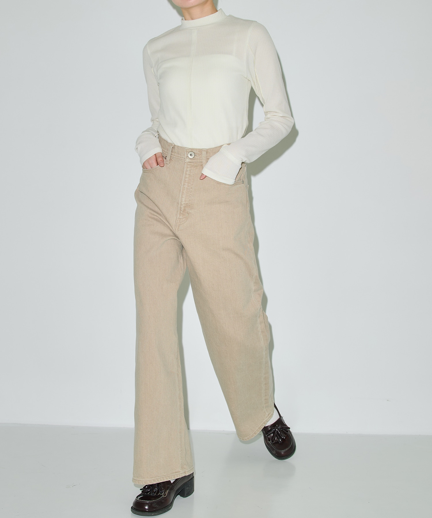PUBLIC DENIM BEIGE ACTIVE