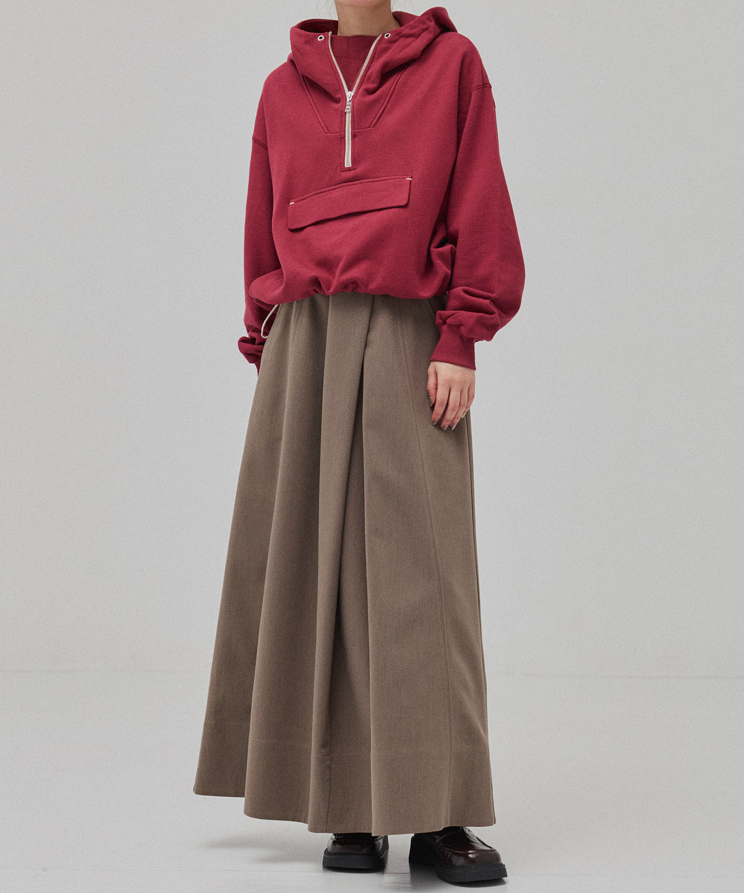 アノラックスウェットパーカー