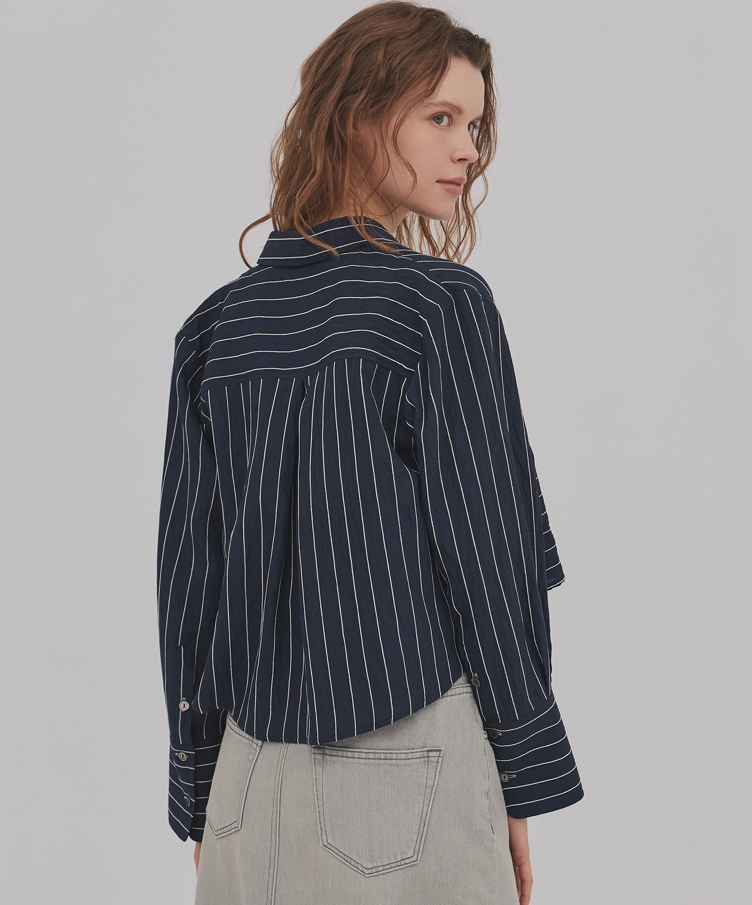 ダブルポケットレーヨンショートシャツ