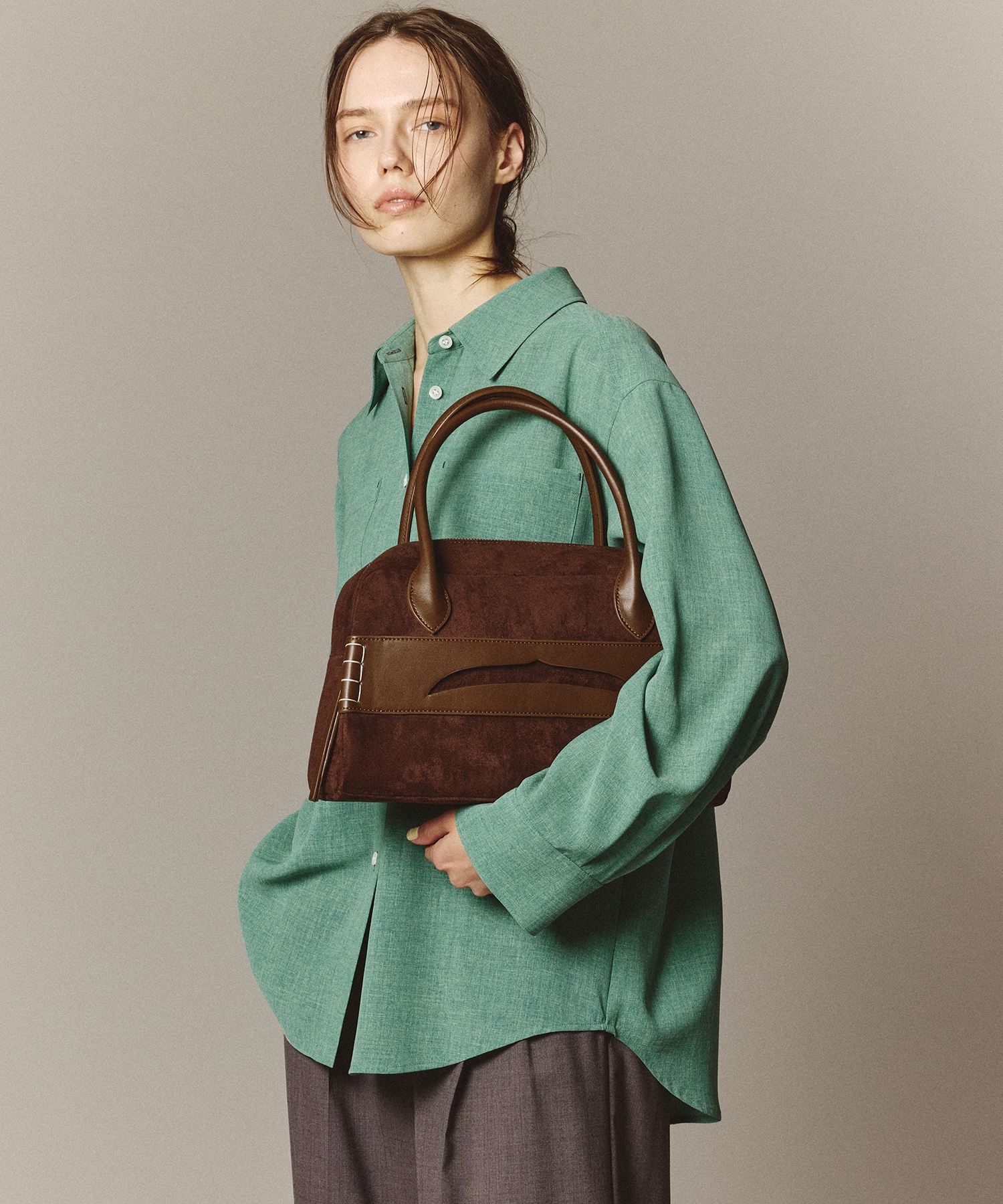 エコスウェードボストンBAG