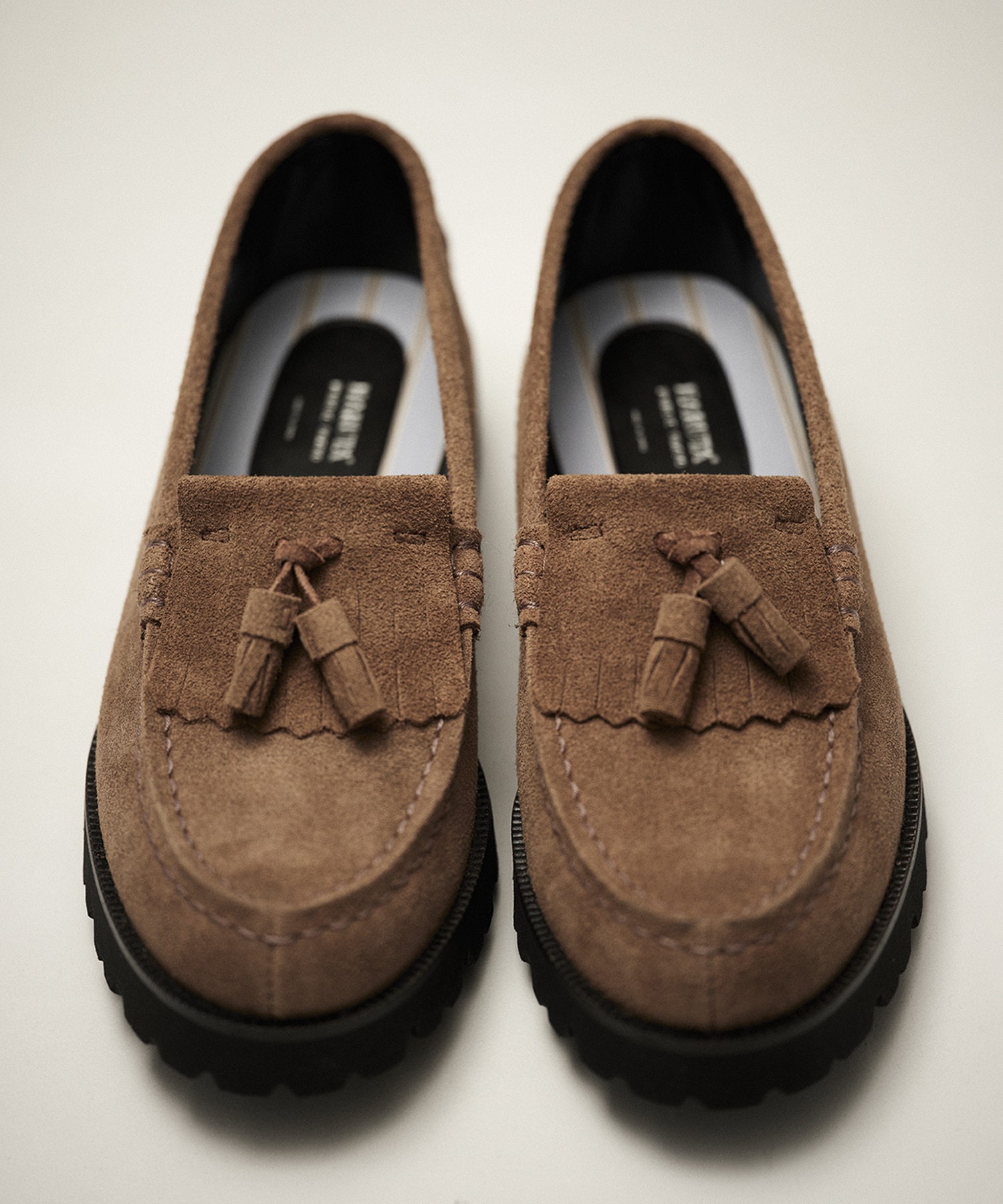 ×HARUTAタッセルローファー