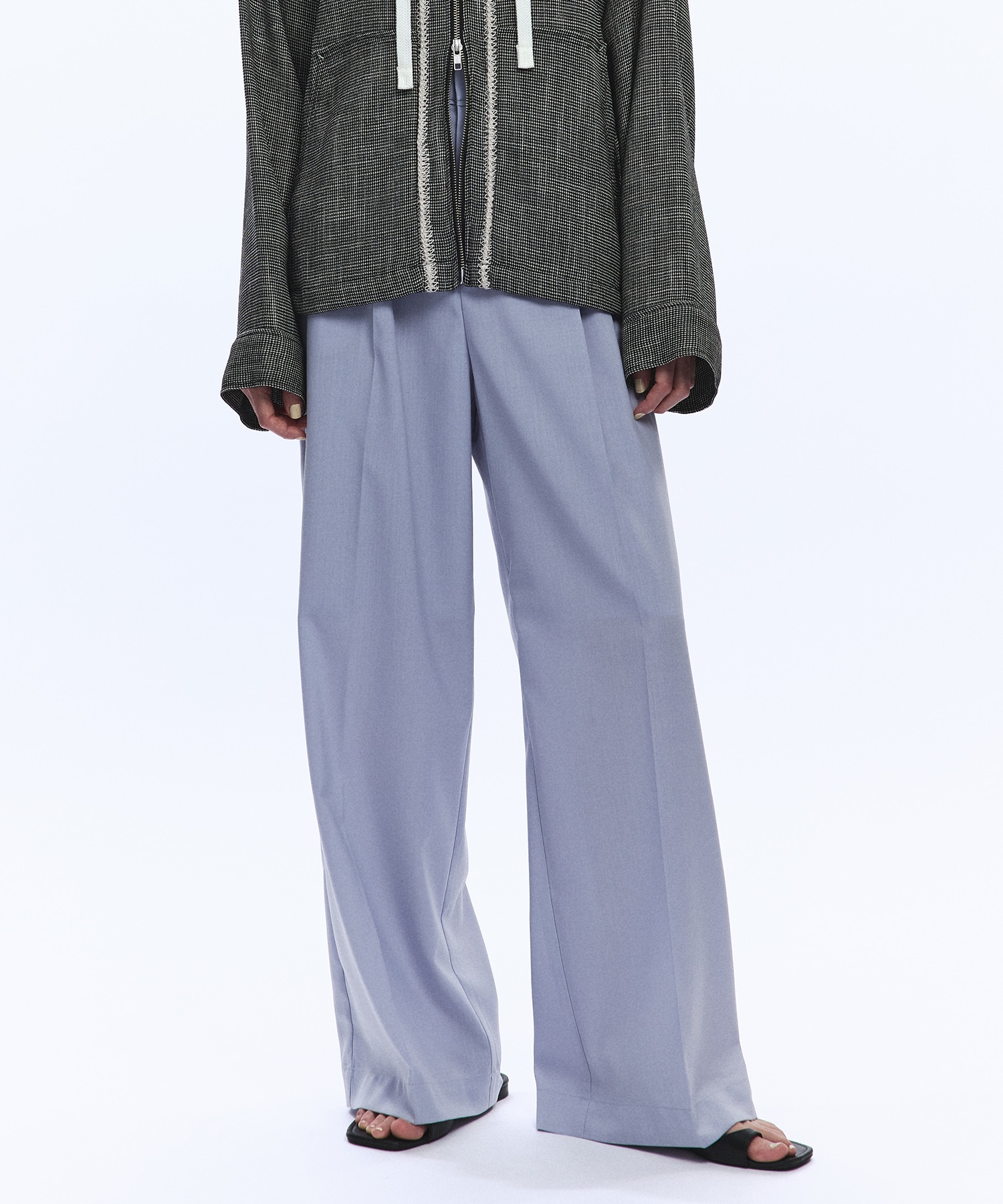 PUBLIC SLACKS PLAIN(0 PURPLE): : ウィメンズ｜PUBLIC TOKYO