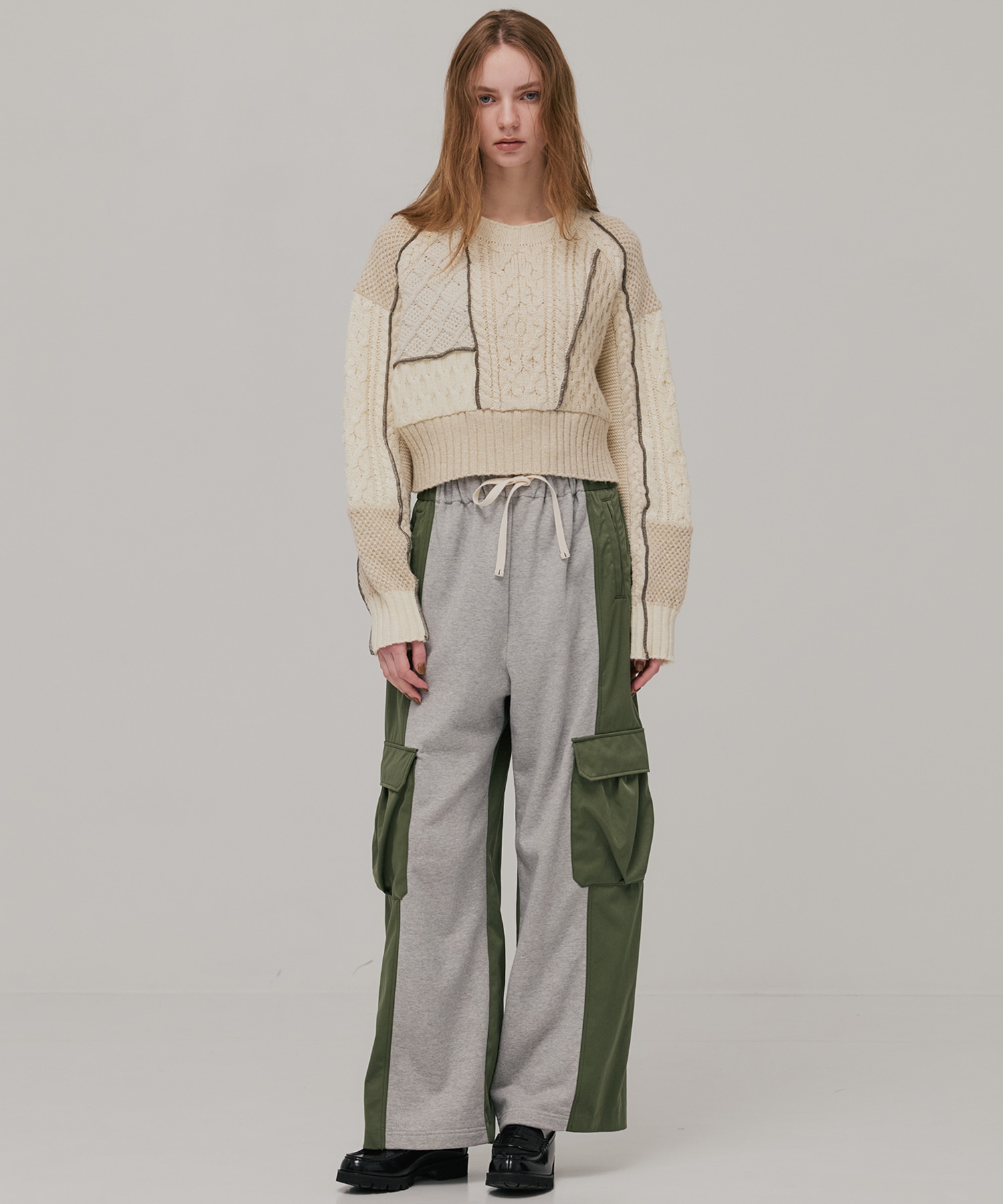 ミックスパネルイージーパンツ